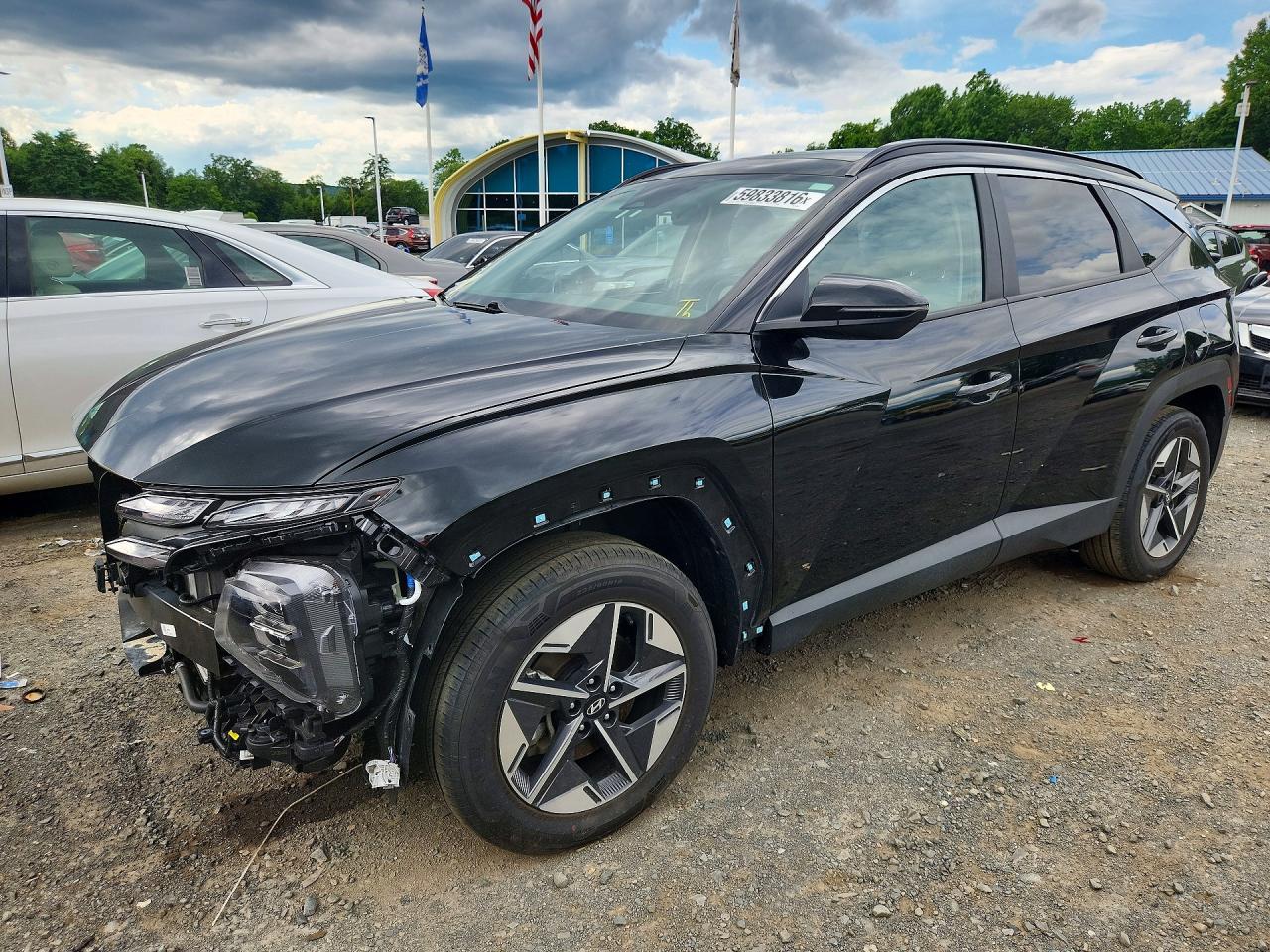 2025 Hyundai Tucson Sel Convenience Black vin: KM8JCDD17SU254205