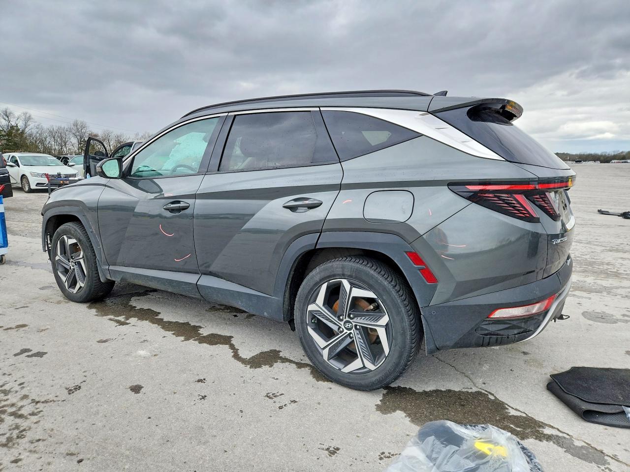 2022 Hyundai Tucson Hybrid Limited Gray vin: KM8JECA19NU058960