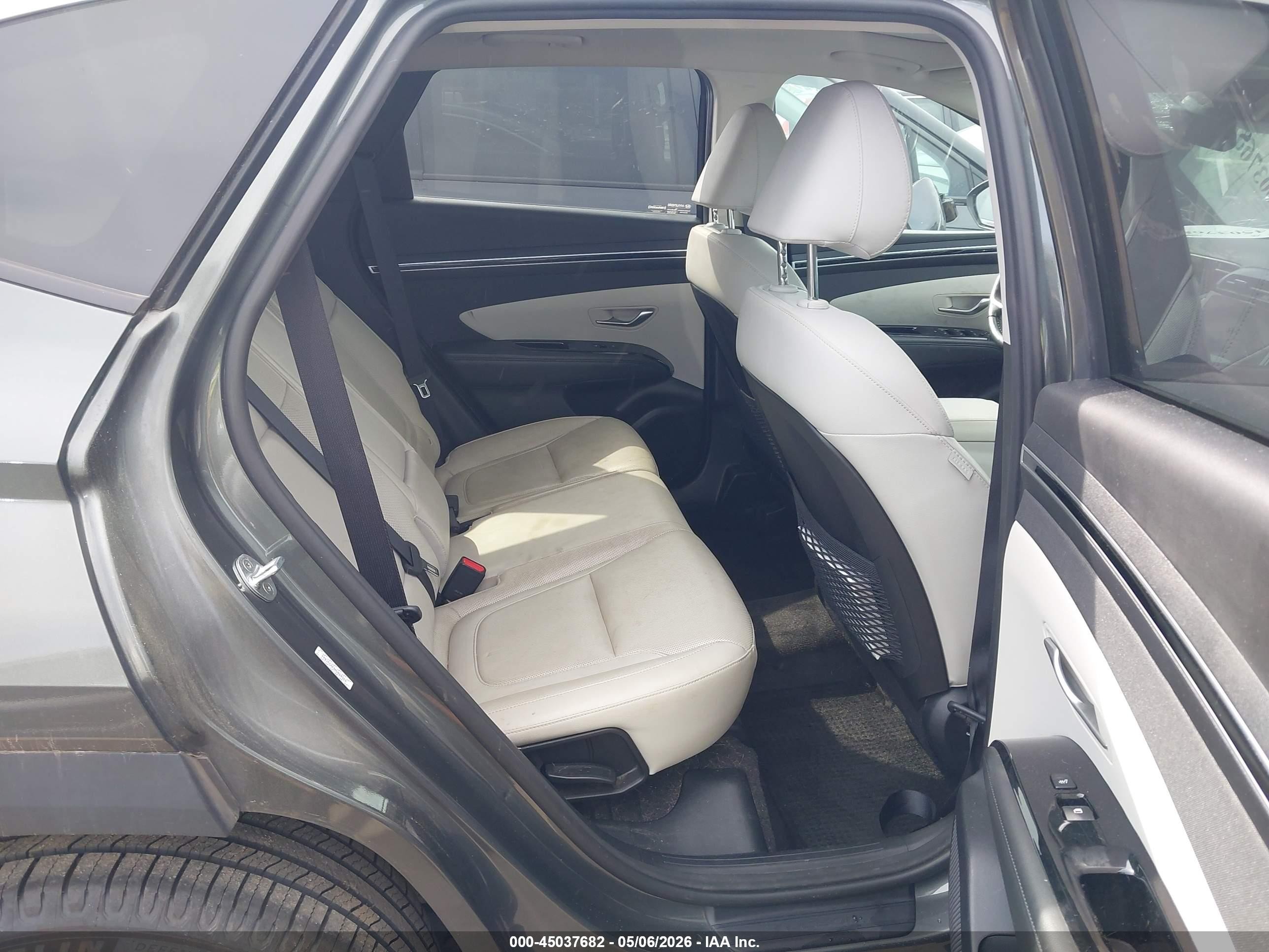 2022 Hyundai Tucson Limited Gray vin: KM8JECAE9NU060369