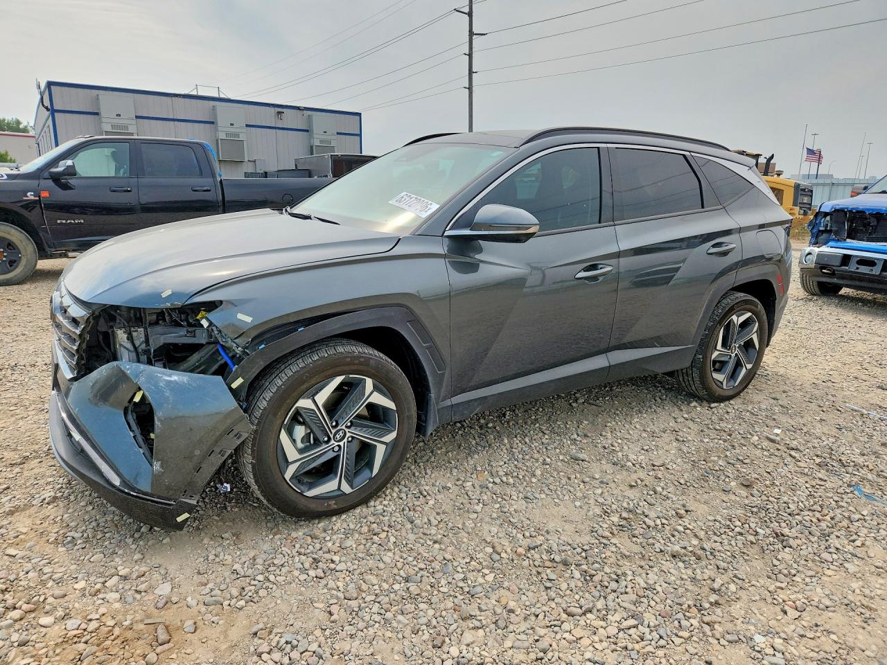 2024 Hyundai Tucson Limited Gray vin: KM8JECD11RU198342