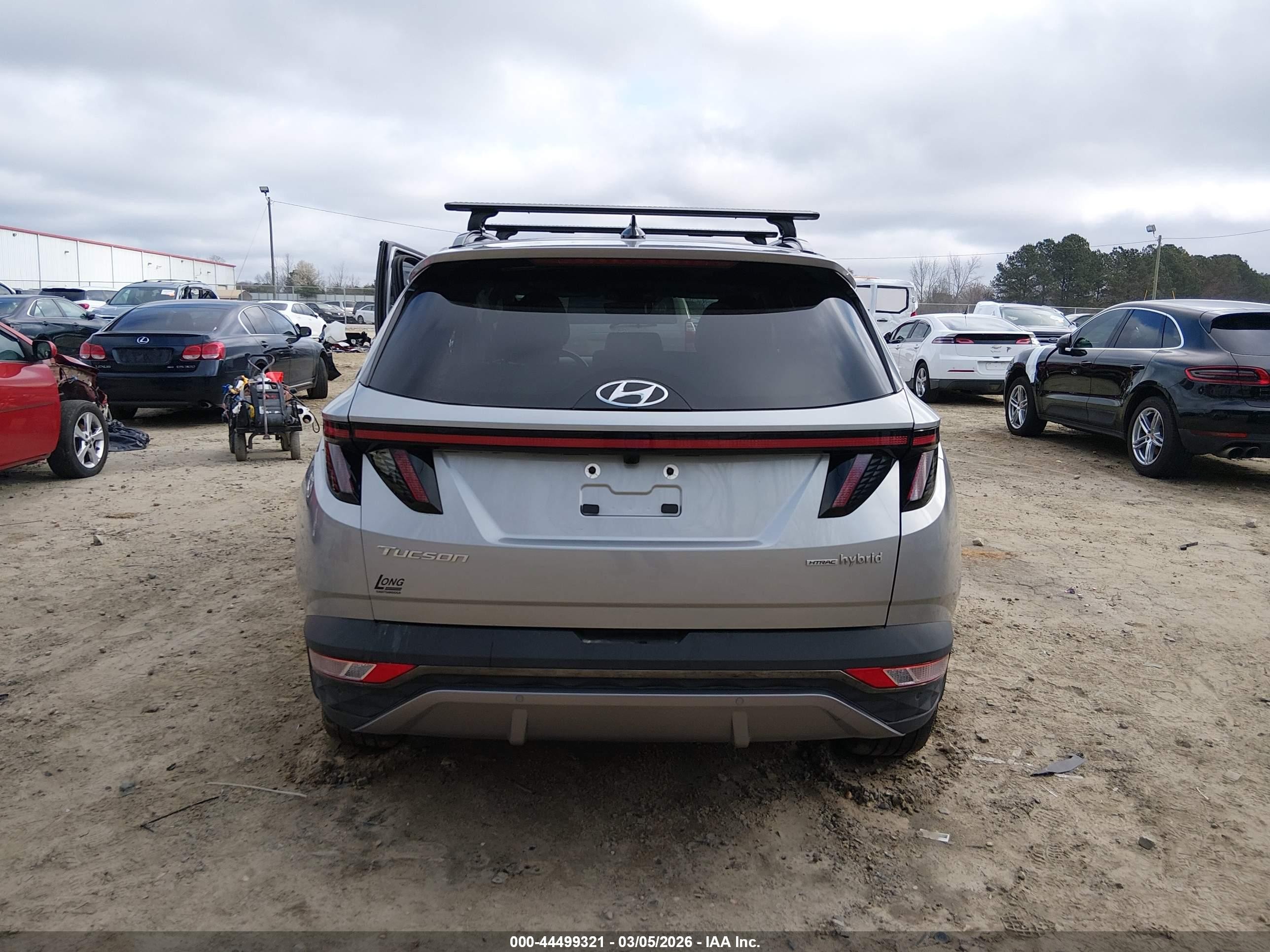 2024 Hyundai Tucson Hybrid Limited Серебряный vin: KM8JECD18RU235810