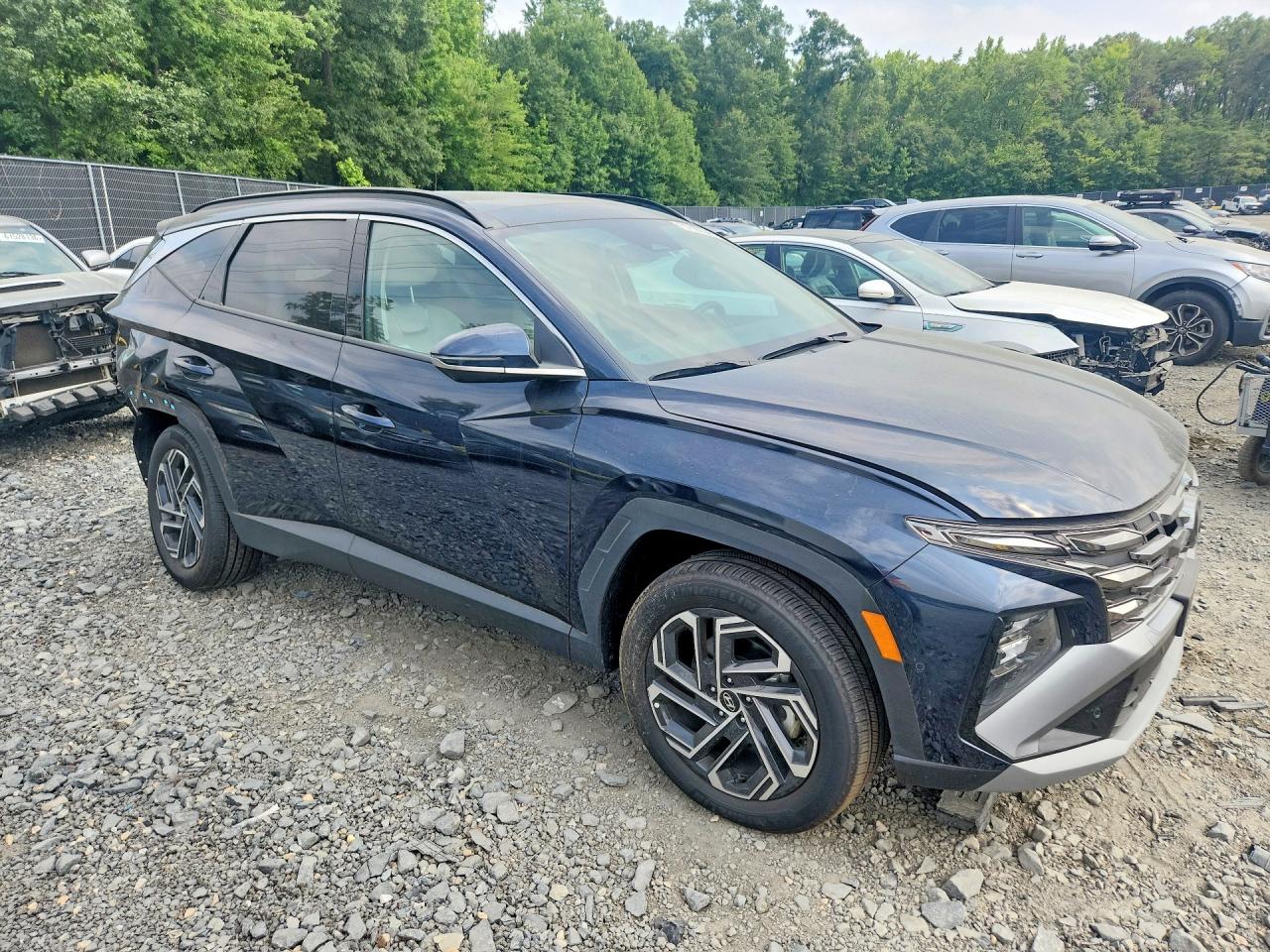 2025 Hyundai Tucson Limited Blue vin: KM8JEDD10SU251849