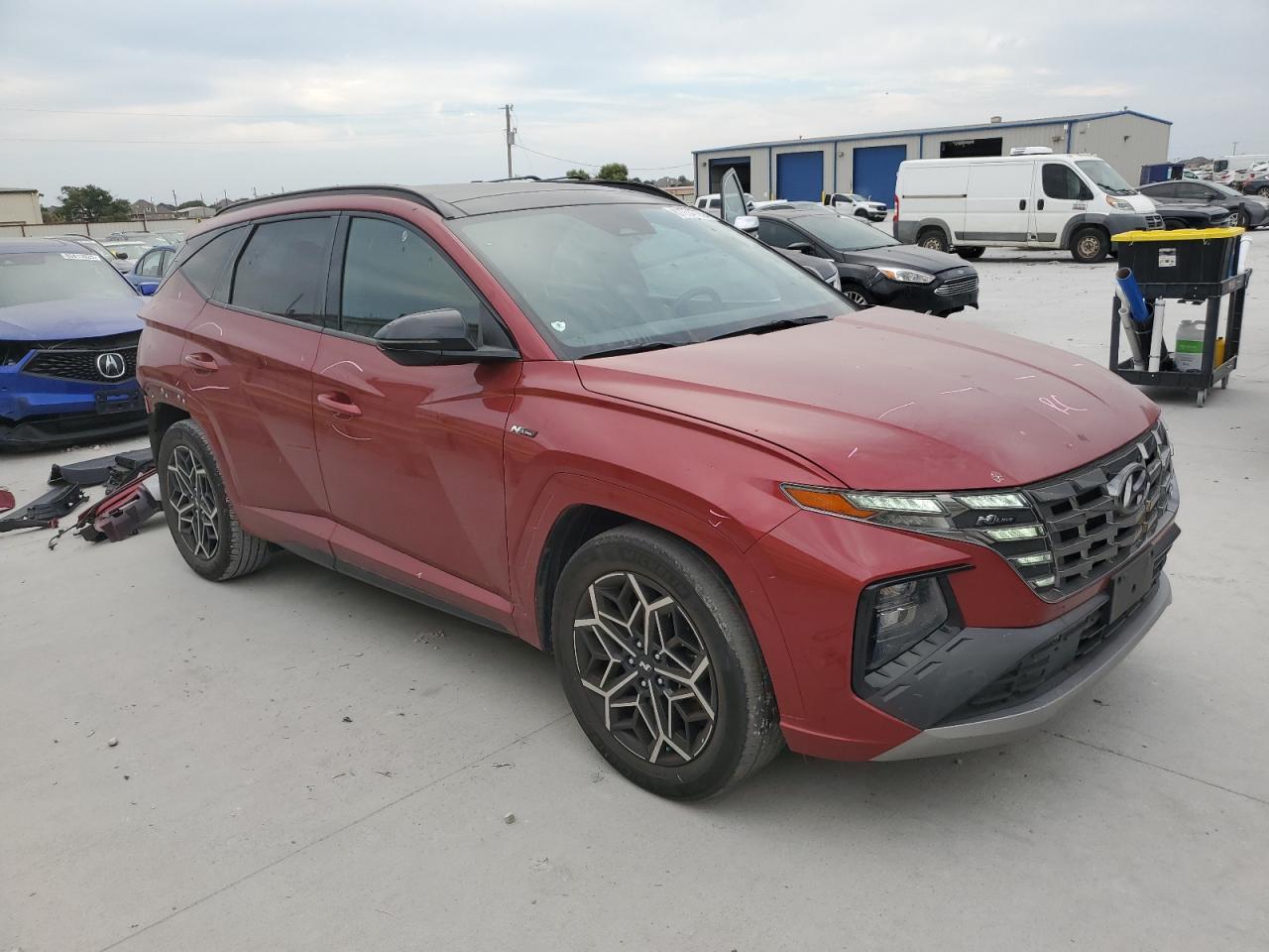 2023 Hyundai Tucson N Line Красный vin: KM8JF3AE0PU206061