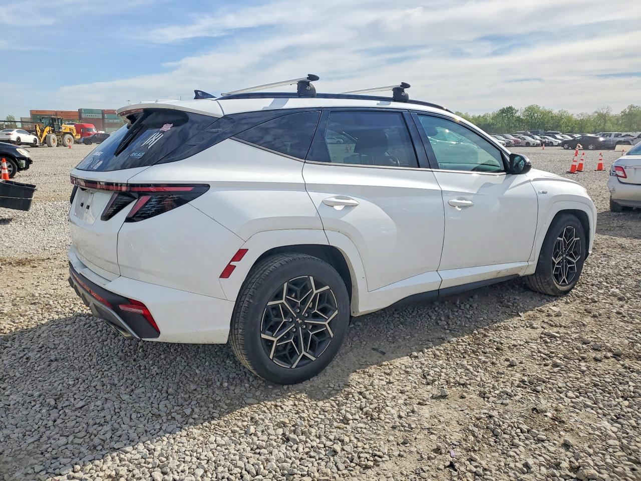 2022 Hyundai Tucson N Line White vin: KM8JF3AE5NU158263