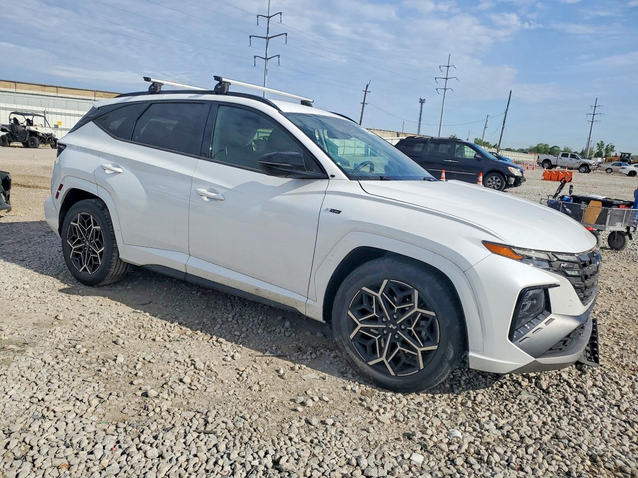 2022 Hyundai Tucson N Line White vin: KM8JF3AE5NU158263