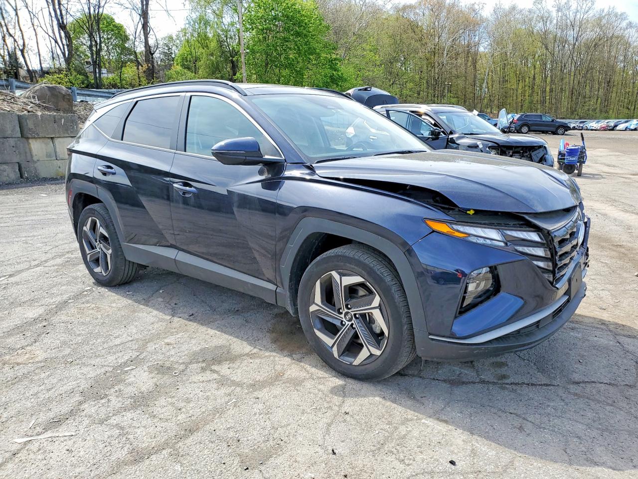 2022 Hyundai Tucson Sel Convenience Черный vin: KM8JFCA19NU063895