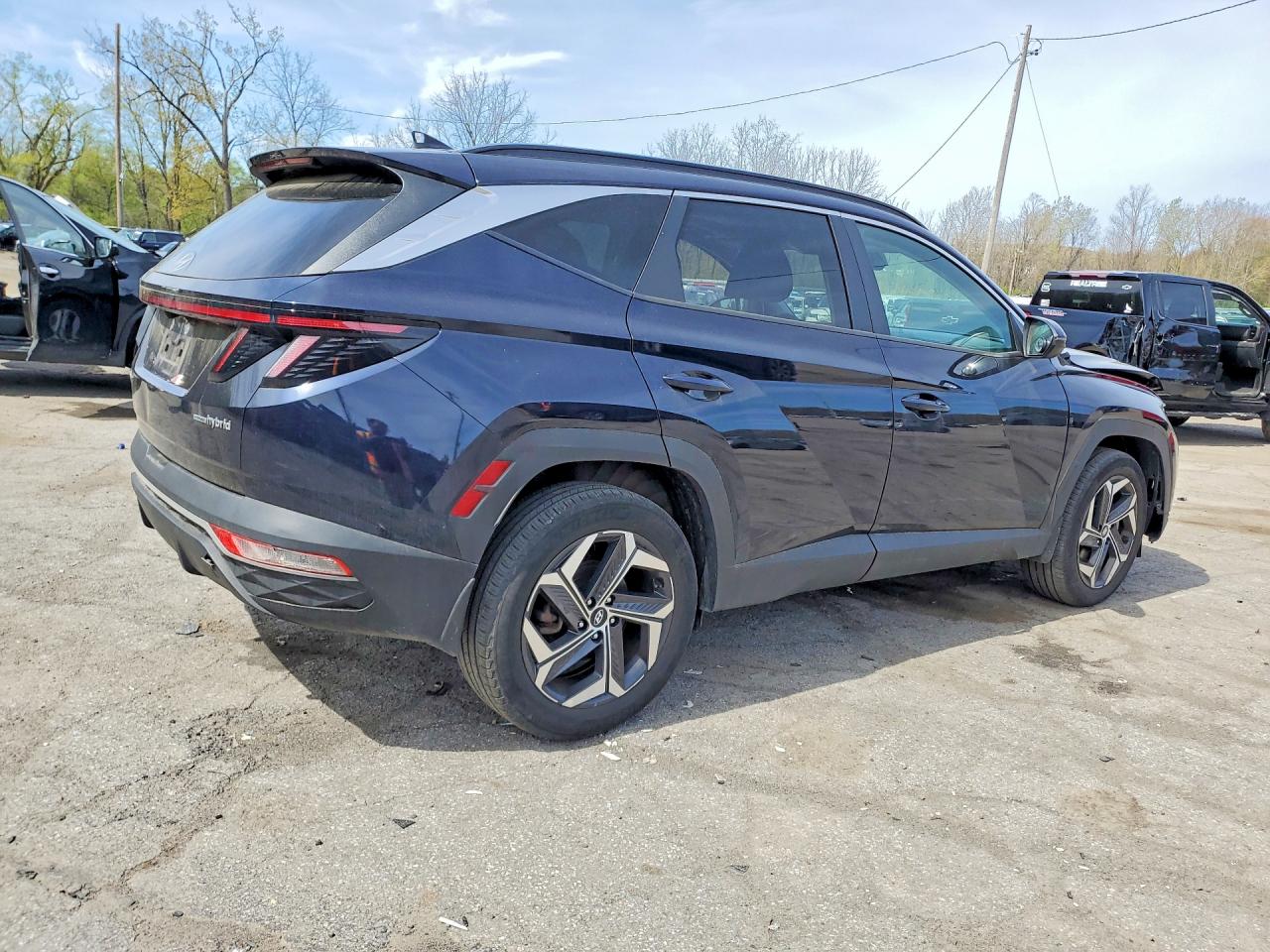 2022 Hyundai Tucson Sel Convenience Черный vin: KM8JFCA19NU063895