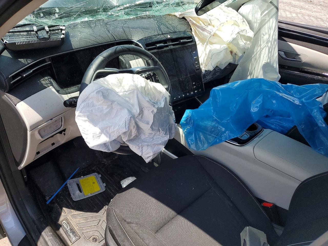 2022 Hyundai Tucson Sel Convenience Silver vin: KM8JFCA19NU079496