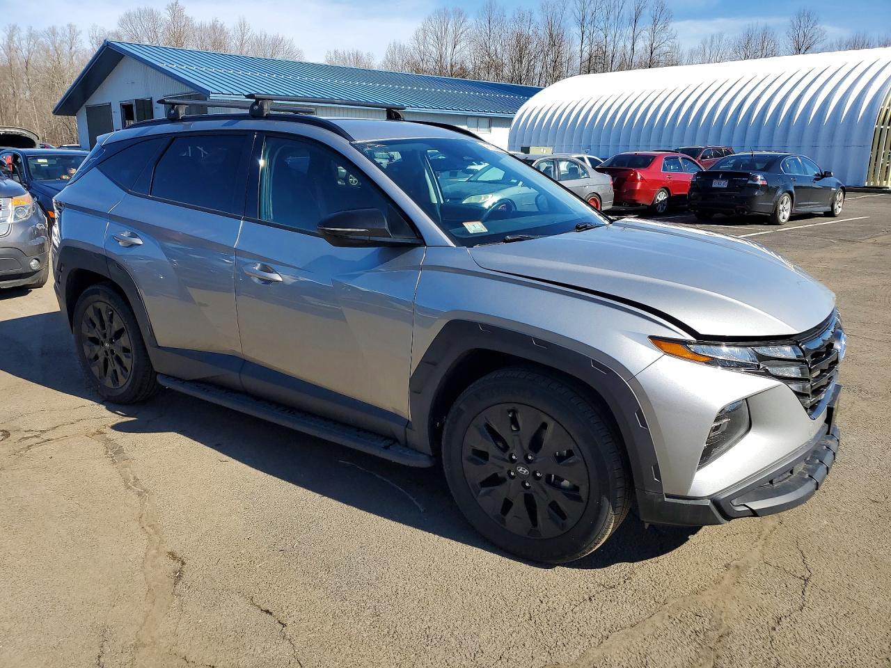 2023 Hyundai Tucson Xrt Silver vin: KM8JFCAE4PU201218