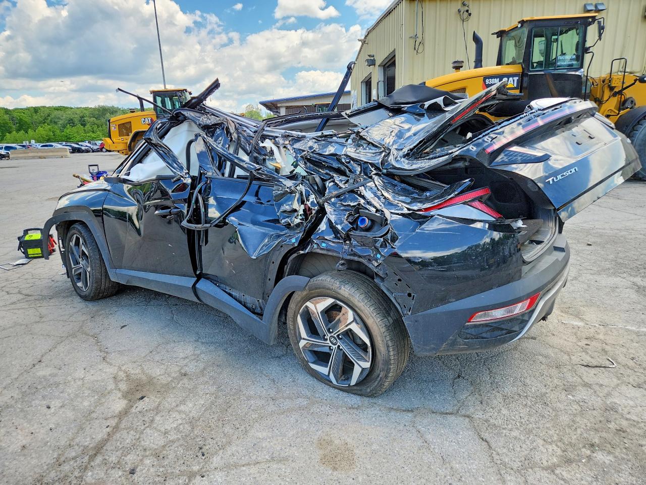 2024 Hyundai Tucson Limited Black vin: KM8JFDD25RU210150