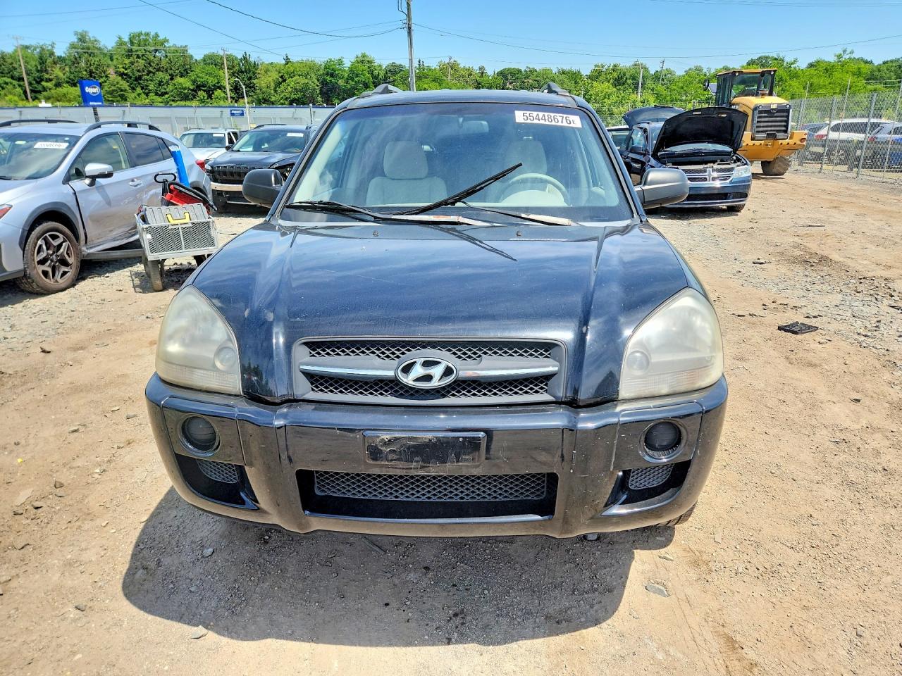 2005 Hyundai Tucson Gl Black vin: KM8JM12B05U074799