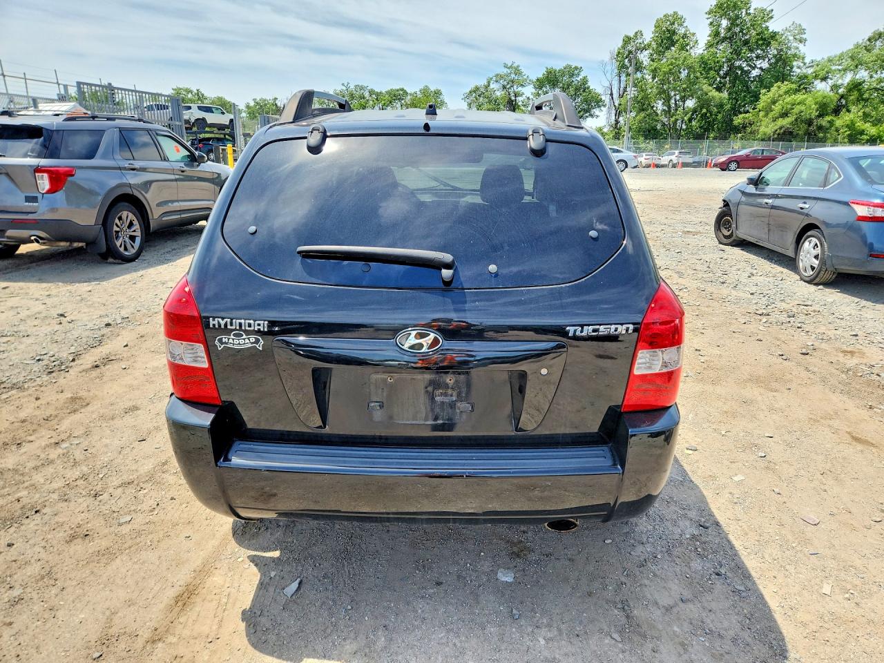 2005 Hyundai Tucson Gl Black vin: KM8JM12B05U074799