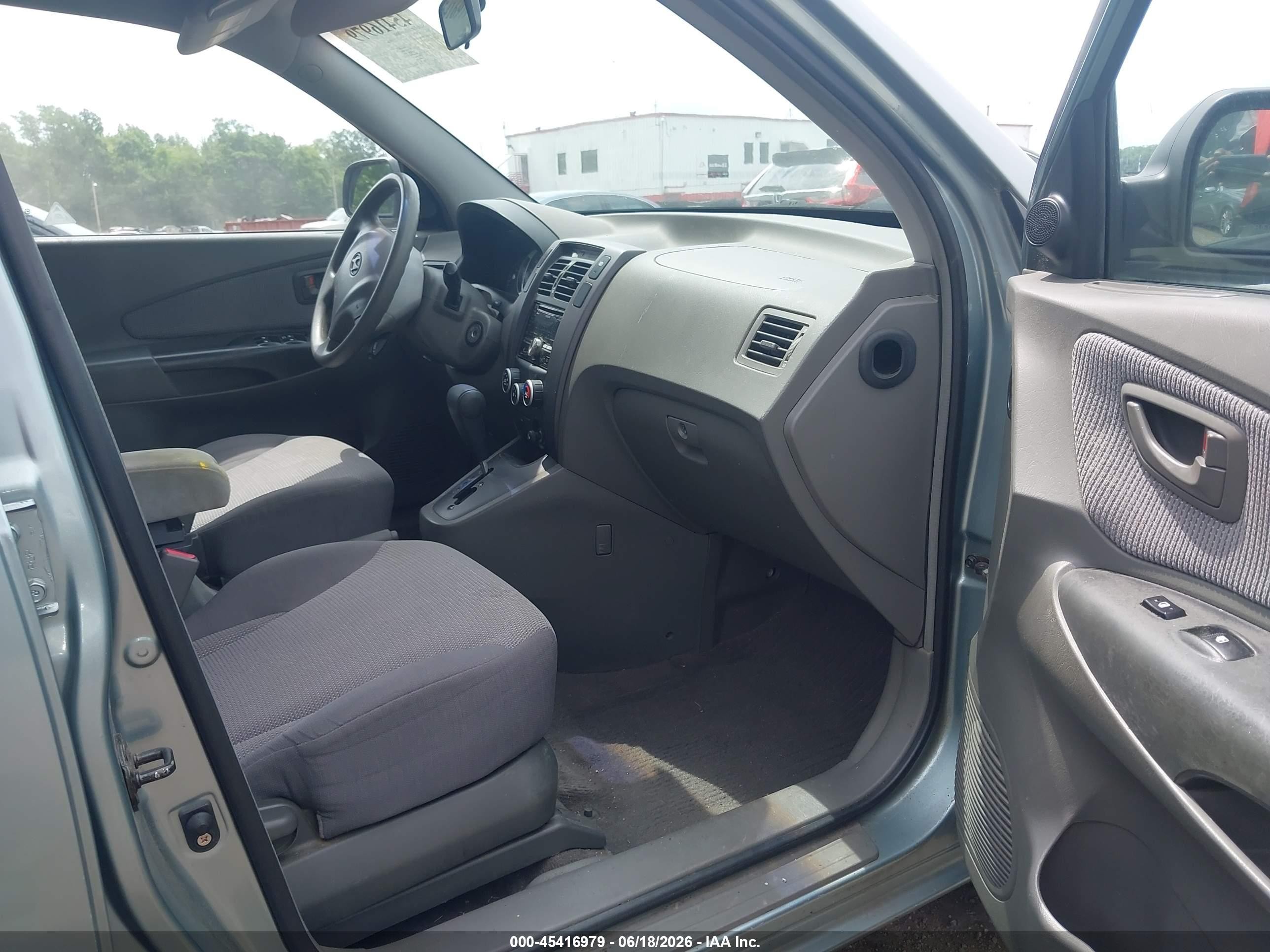 2006 Hyundai Tucson Gl Light Blue vin: KM8JM12B06U435837