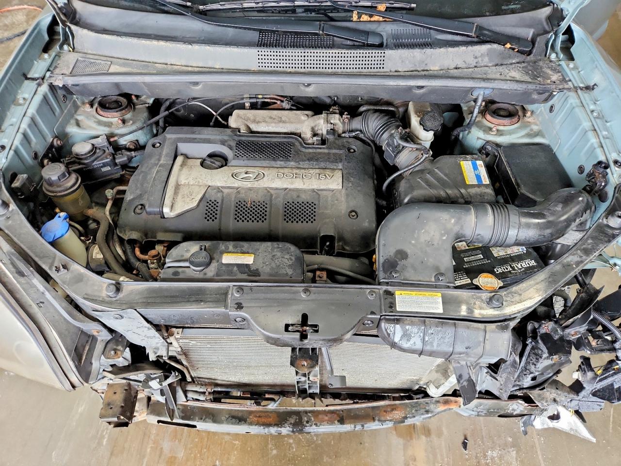 2006 Hyundai Tucson Gl Зеленый vin: KM8JM12B06U482625