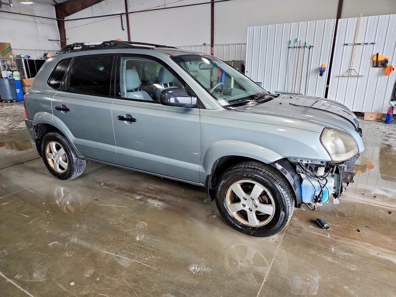 2006 Hyundai Tucson Gl Зеленый vin: KM8JM12B06U482625