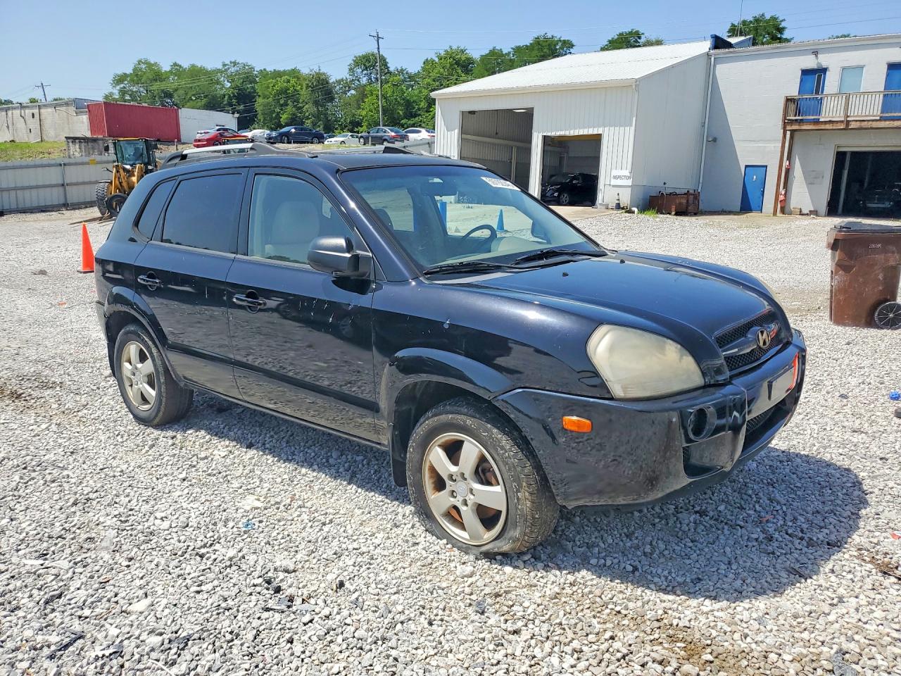 2007 Hyundai Tucson Gls Black vin: KM8JM12B07U525538