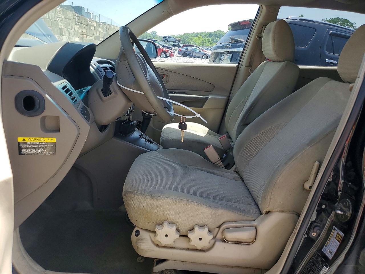2007 Hyundai Tucson Gls Black vin: KM8JM12B07U525538