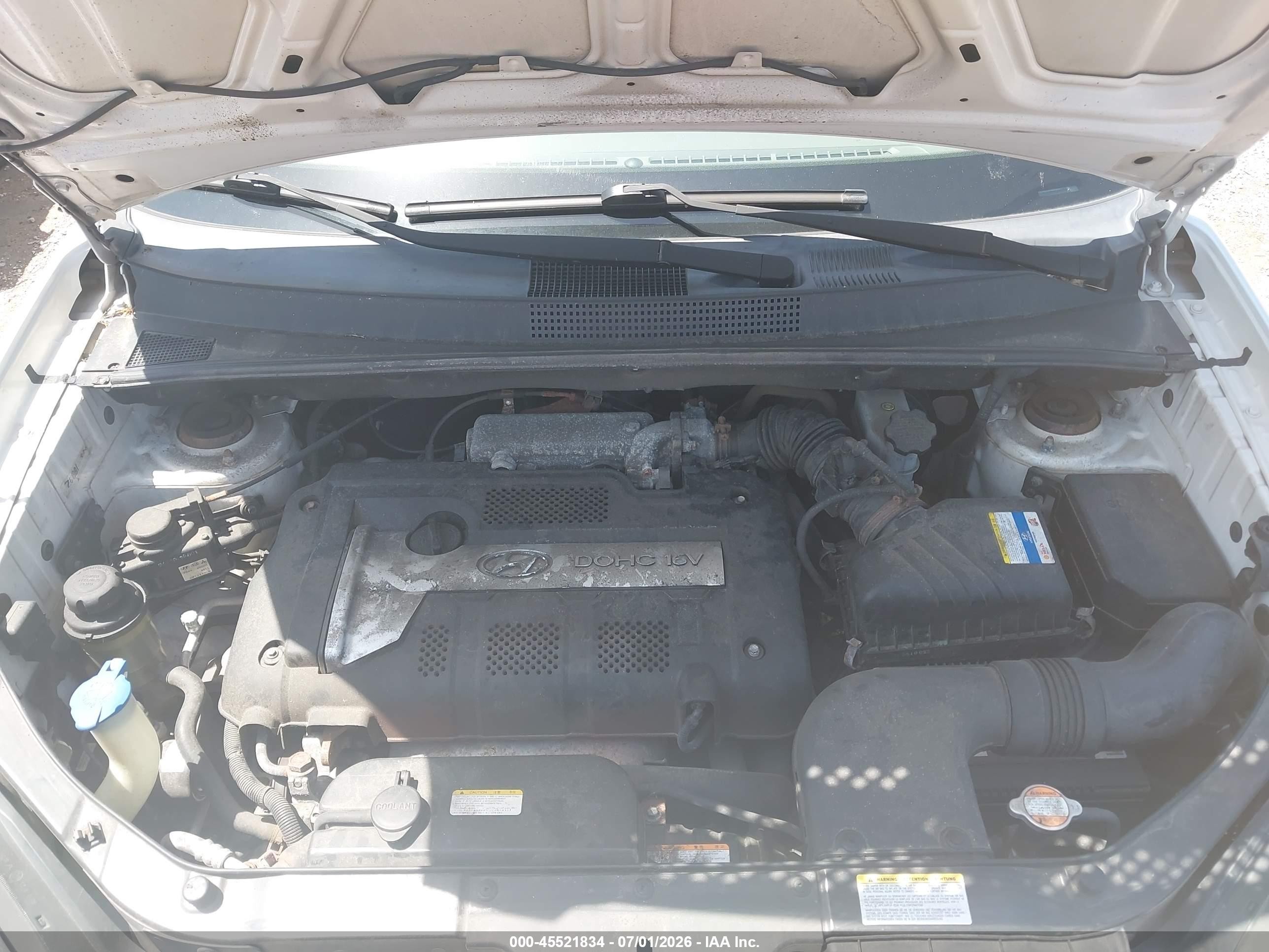 2007 Hyundai Tucson Gls Белый vin: KM8JM12B07U556725