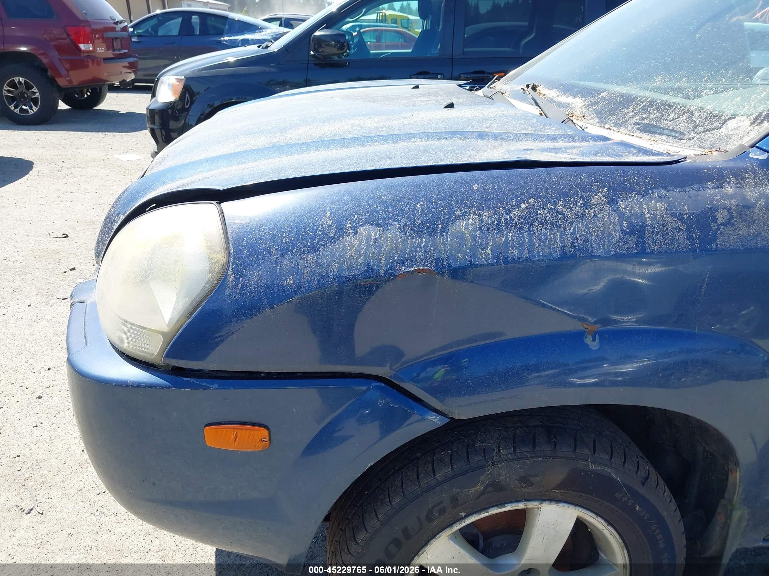 2008 Hyundai Tucson Gls Blue vin: KM8JM12B08U828854