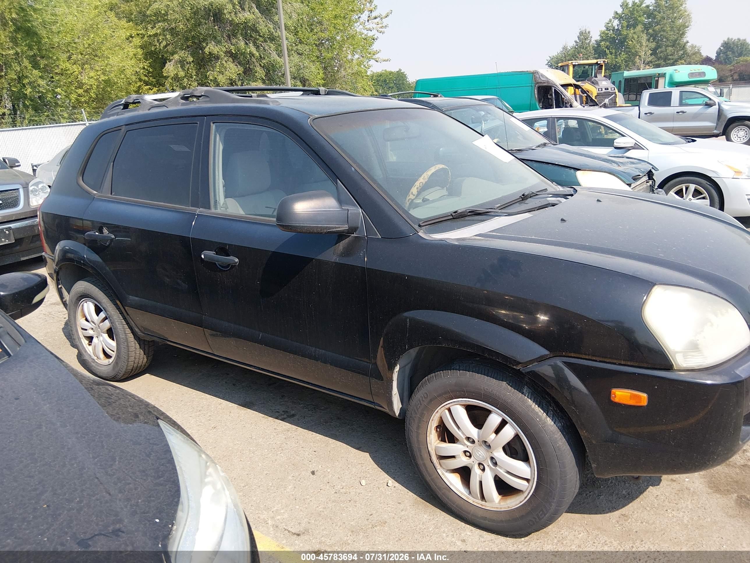 2006 Hyundai Tucson Gl Black vin: KM8JM12B16U301984