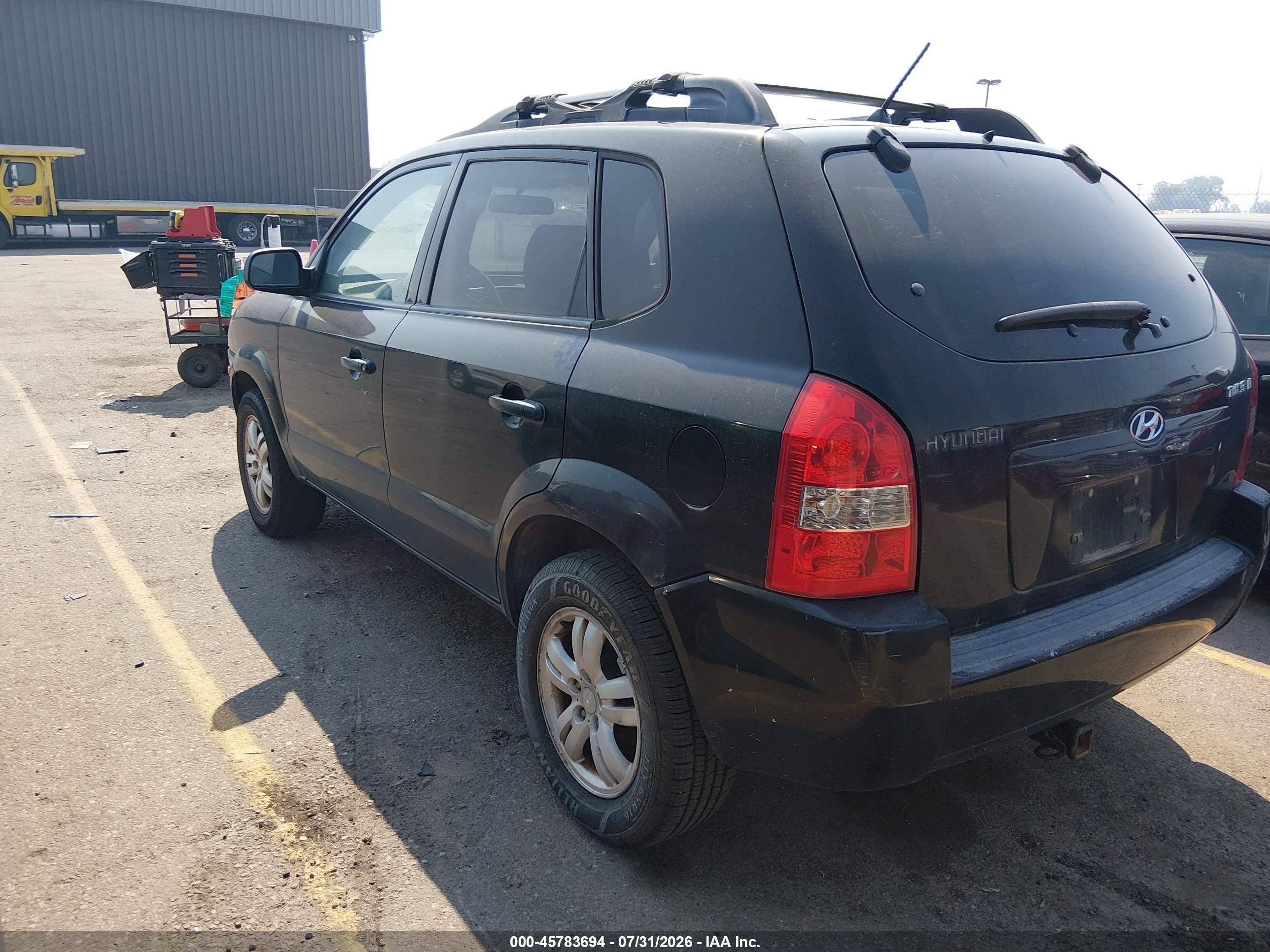 2006 Hyundai Tucson Gl Black vin: KM8JM12B16U301984