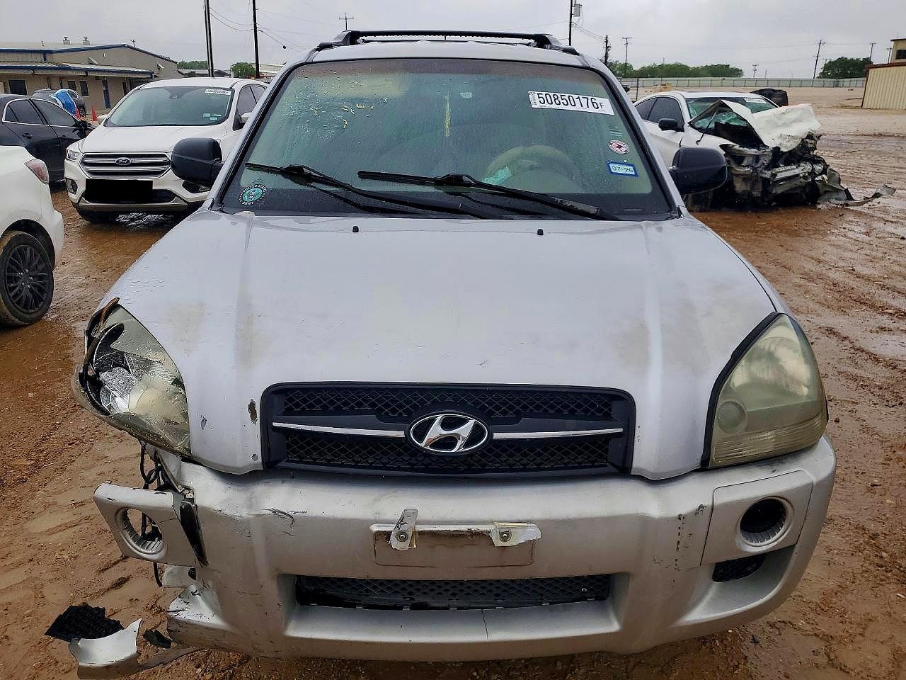 2006 Hyundai Tucson Gl Silver vin: KM8JM12B16U458320