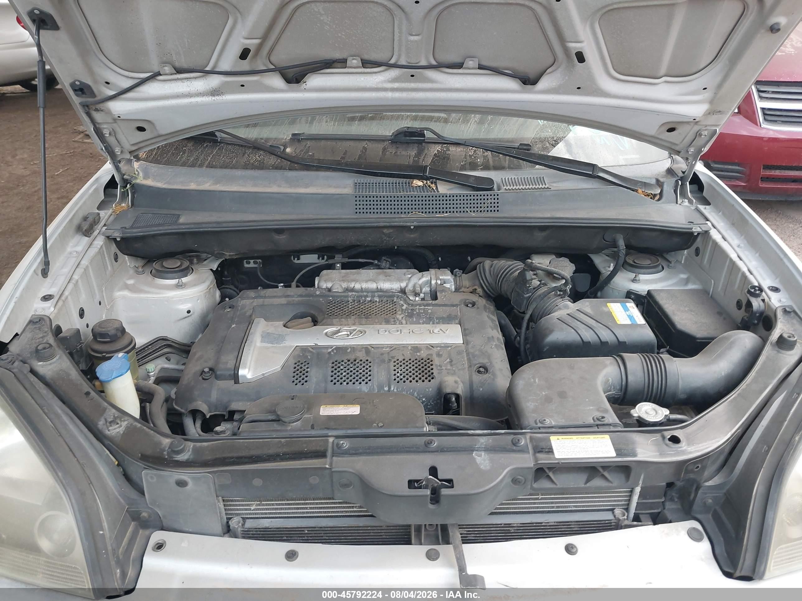 2007 Hyundai Tucson Gls Gray vin: KM8JM12B17U560380