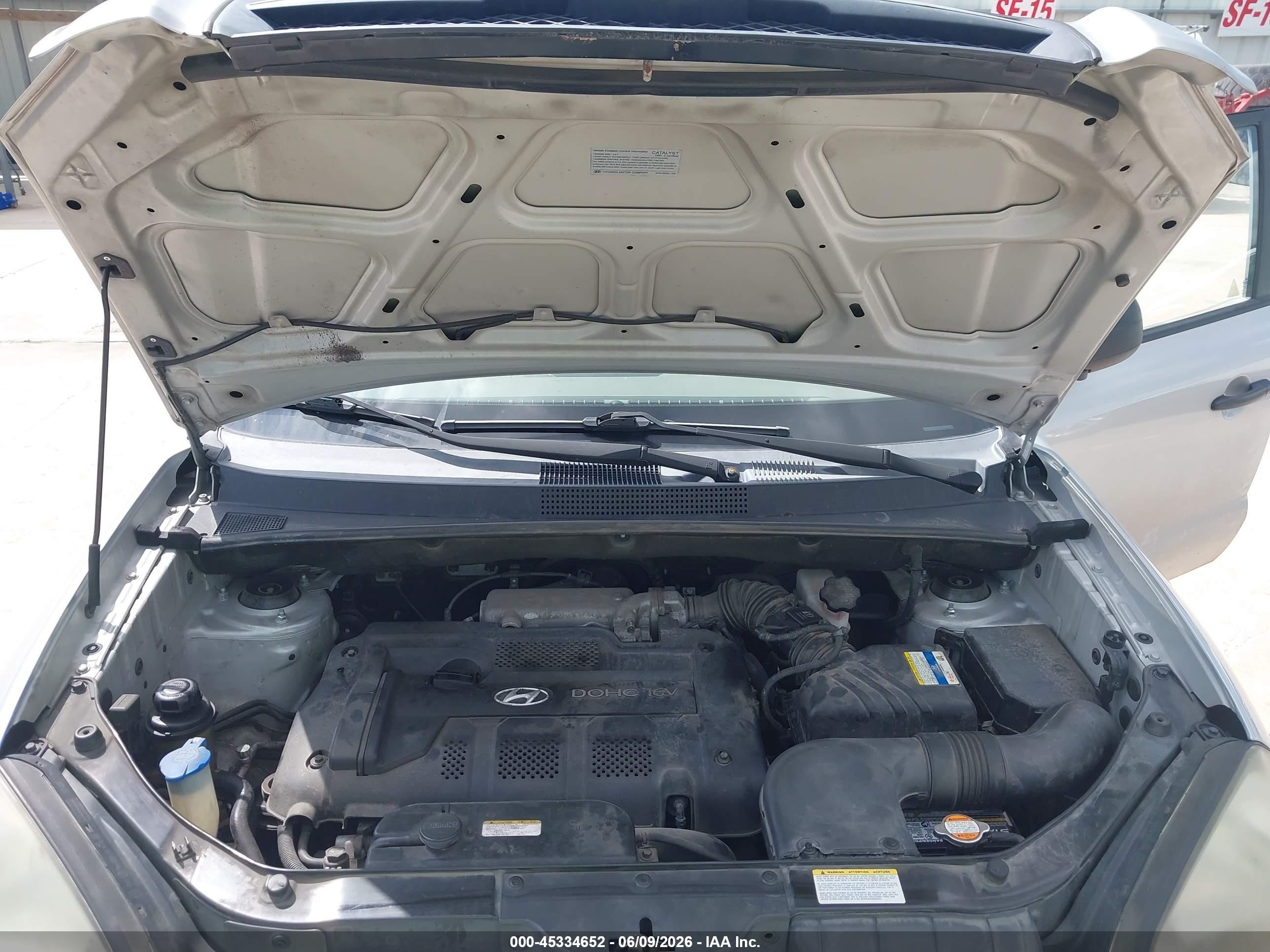 2007 Hyundai Tucson Gls Silver vin: KM8JM12B17U646496