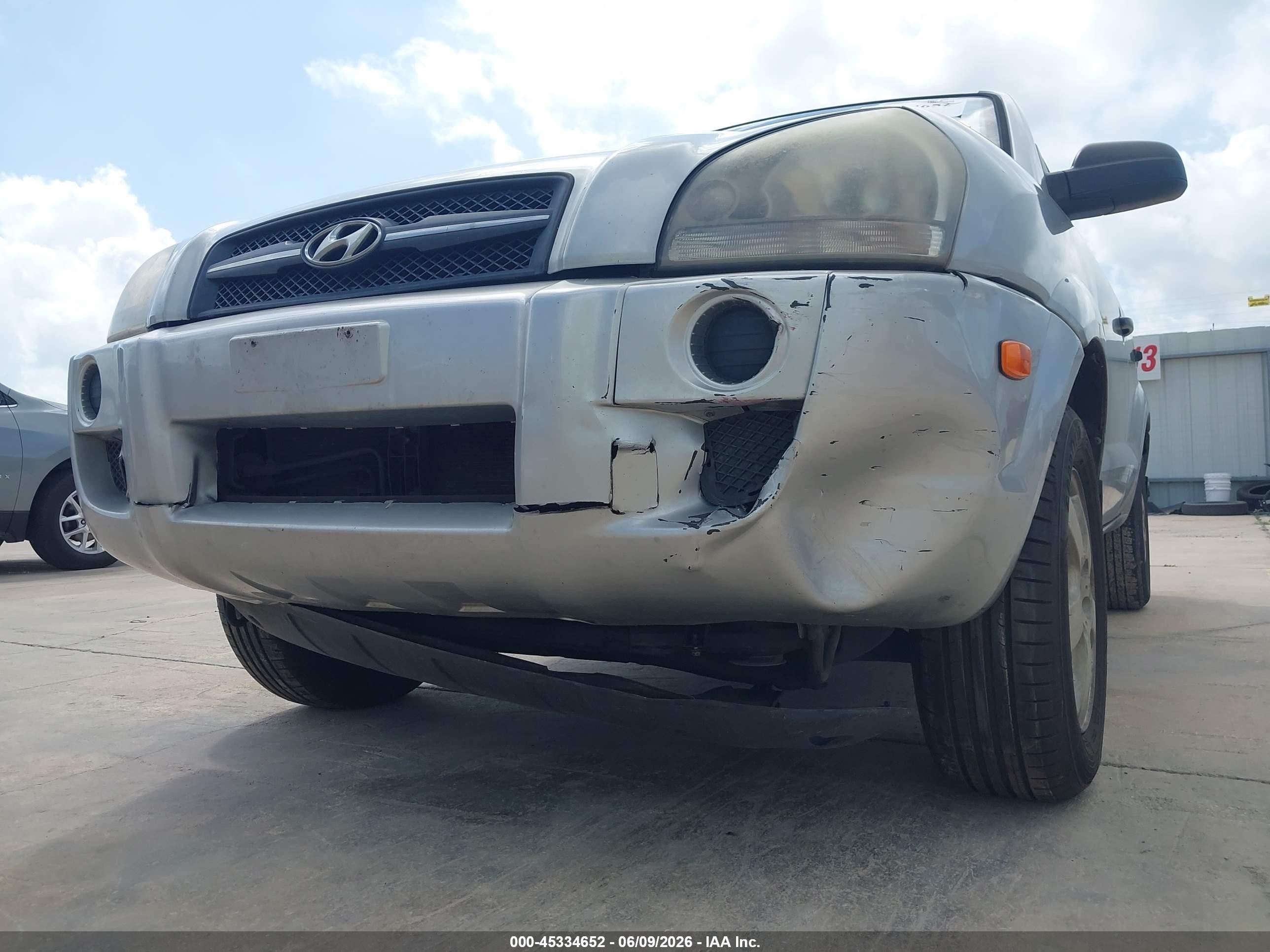 2007 Hyundai Tucson Gls Silver vin: KM8JM12B17U646496