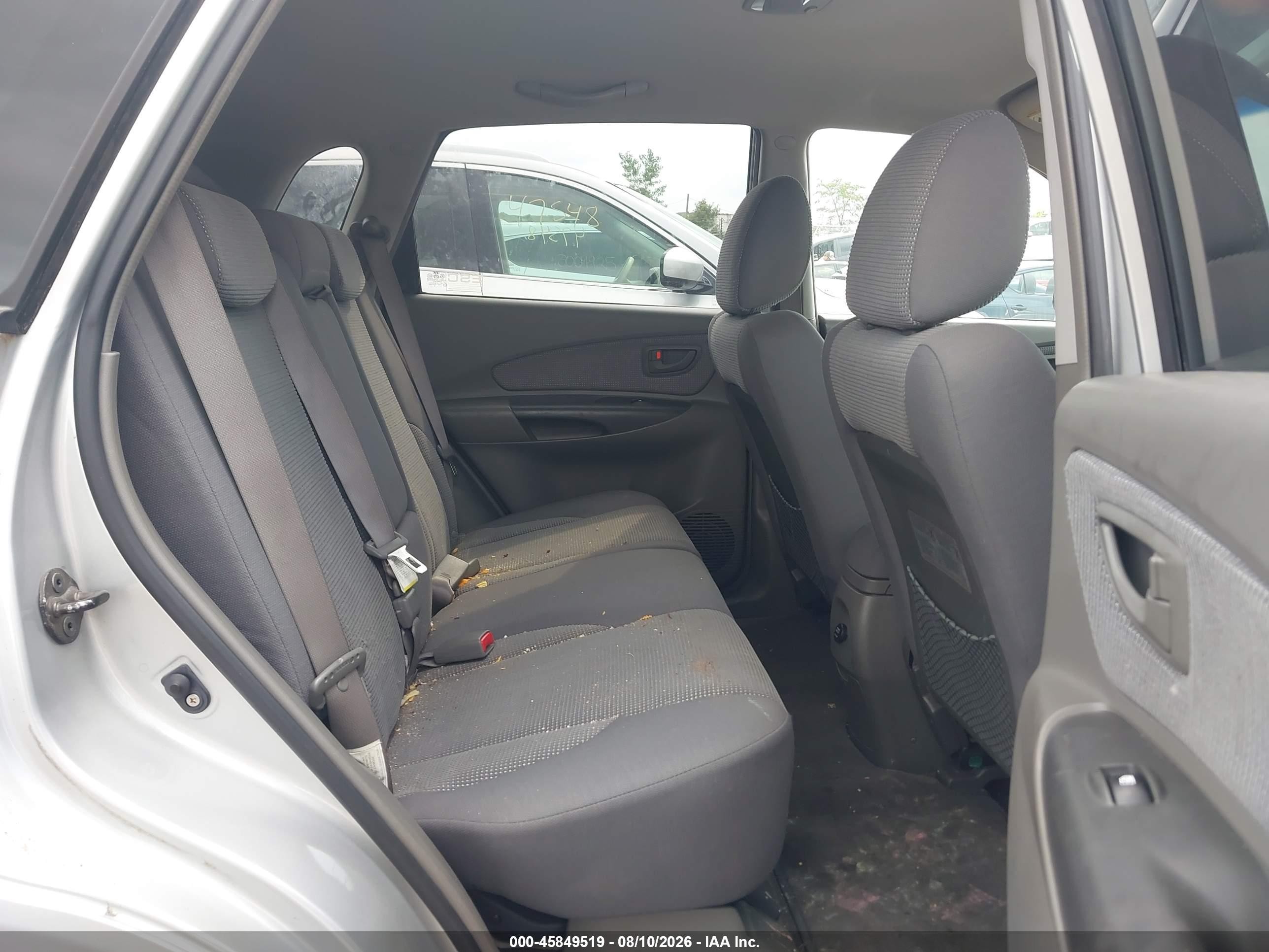 2007 Hyundai Tucson Gls Серебряный vin: KM8JM12B17U646689