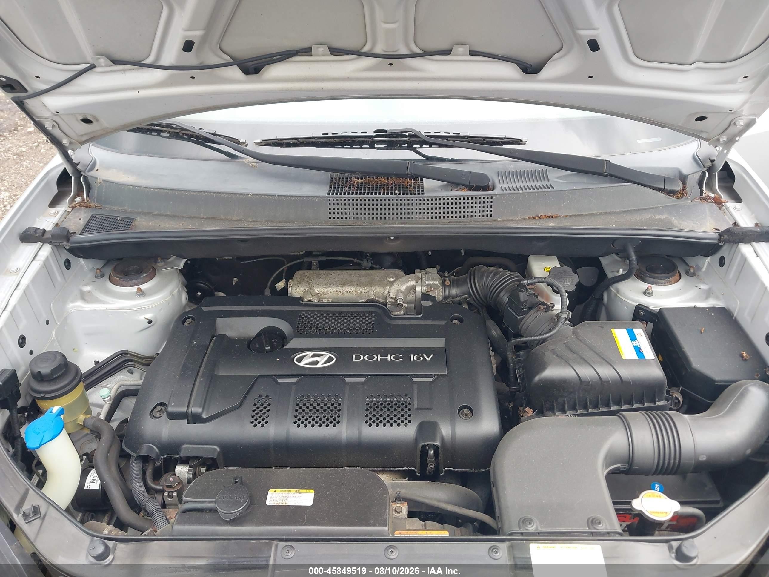 2007 Hyundai Tucson Gls Серебряный vin: KM8JM12B17U646689