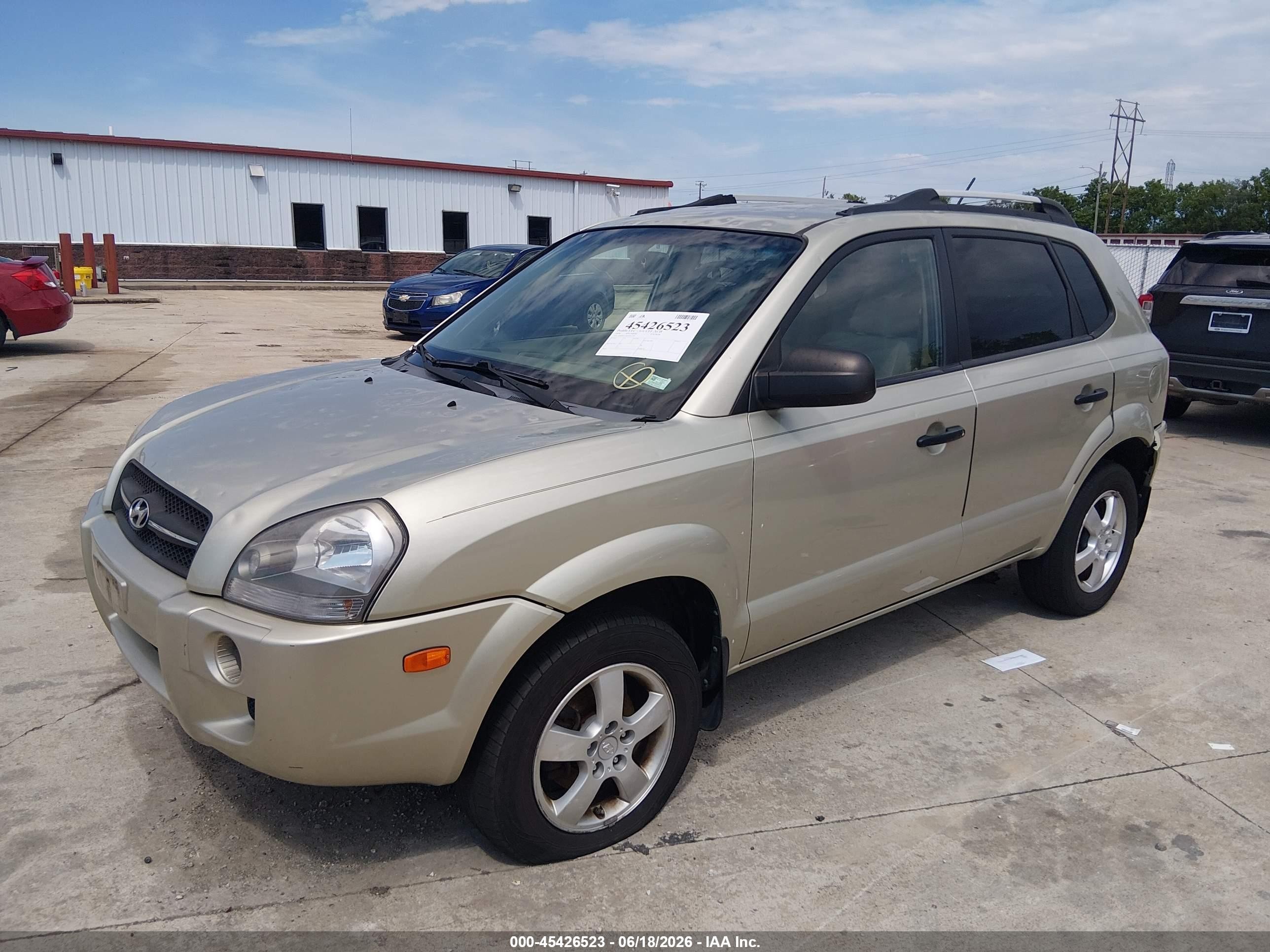 2008 Hyundai Tucson Gls Gray vin: KM8JM12B18U857795