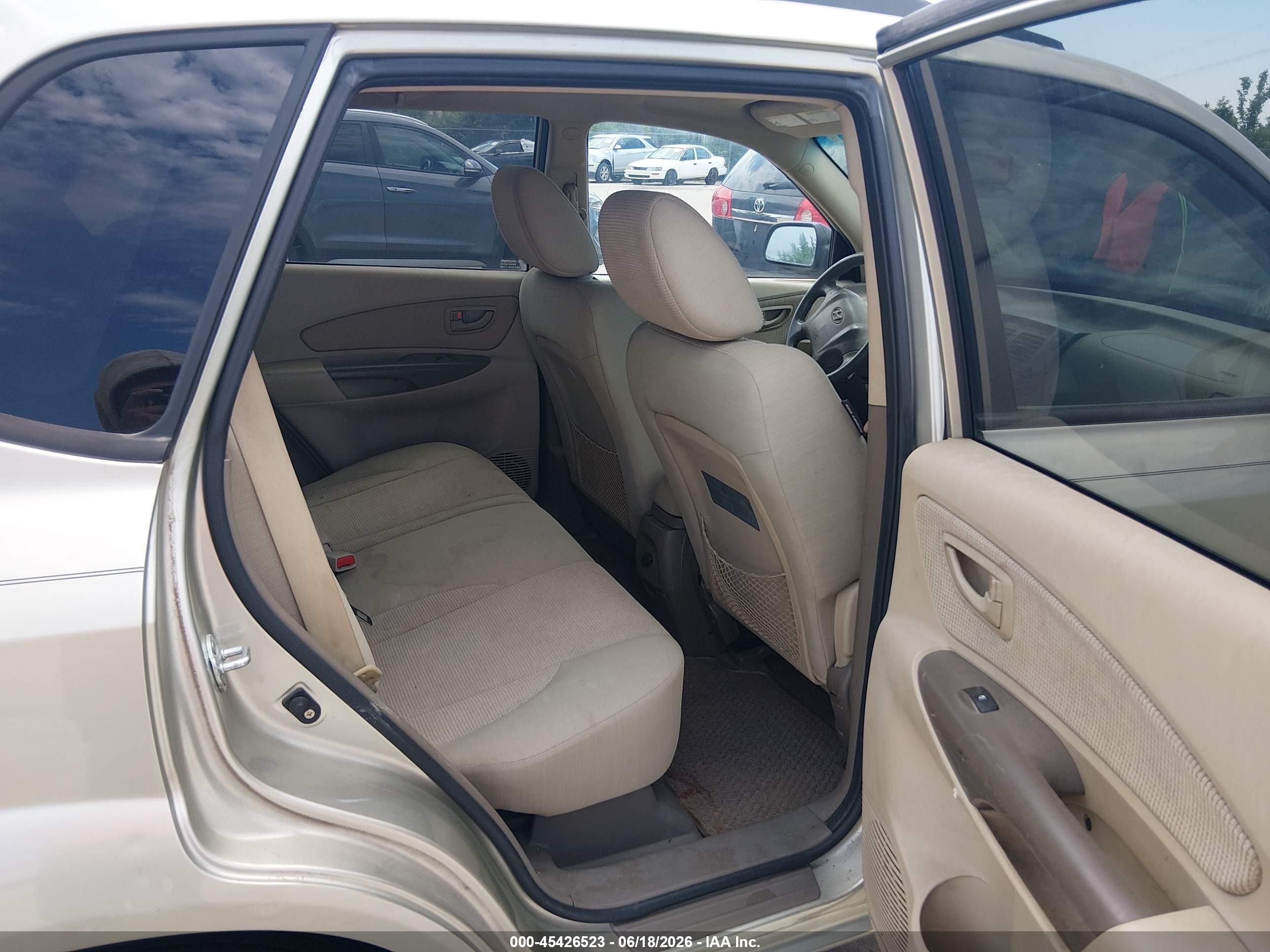 2008 Hyundai Tucson Gls Gray vin: KM8JM12B18U857795