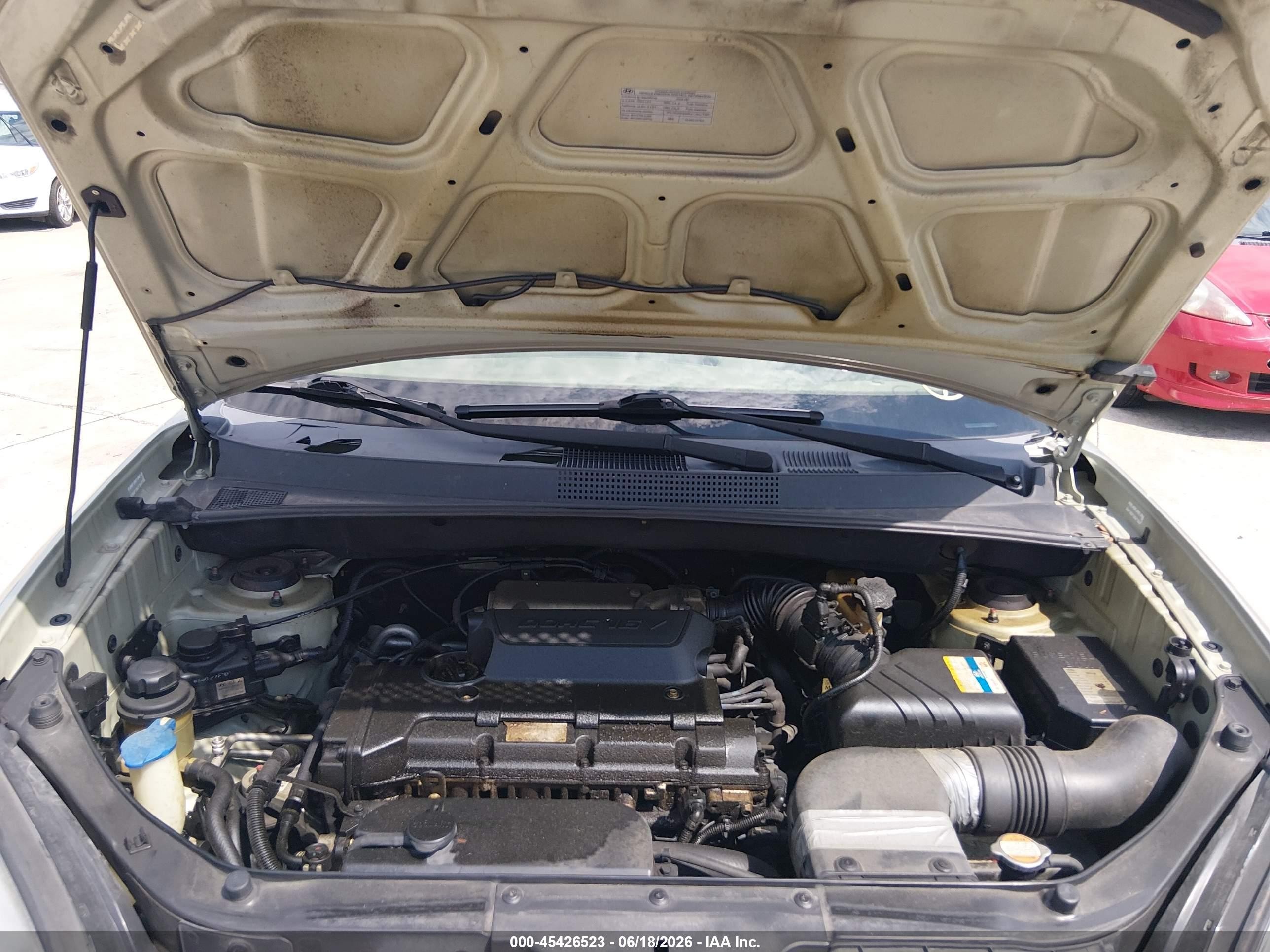 2008 Hyundai Tucson Gls Gray vin: KM8JM12B18U857795