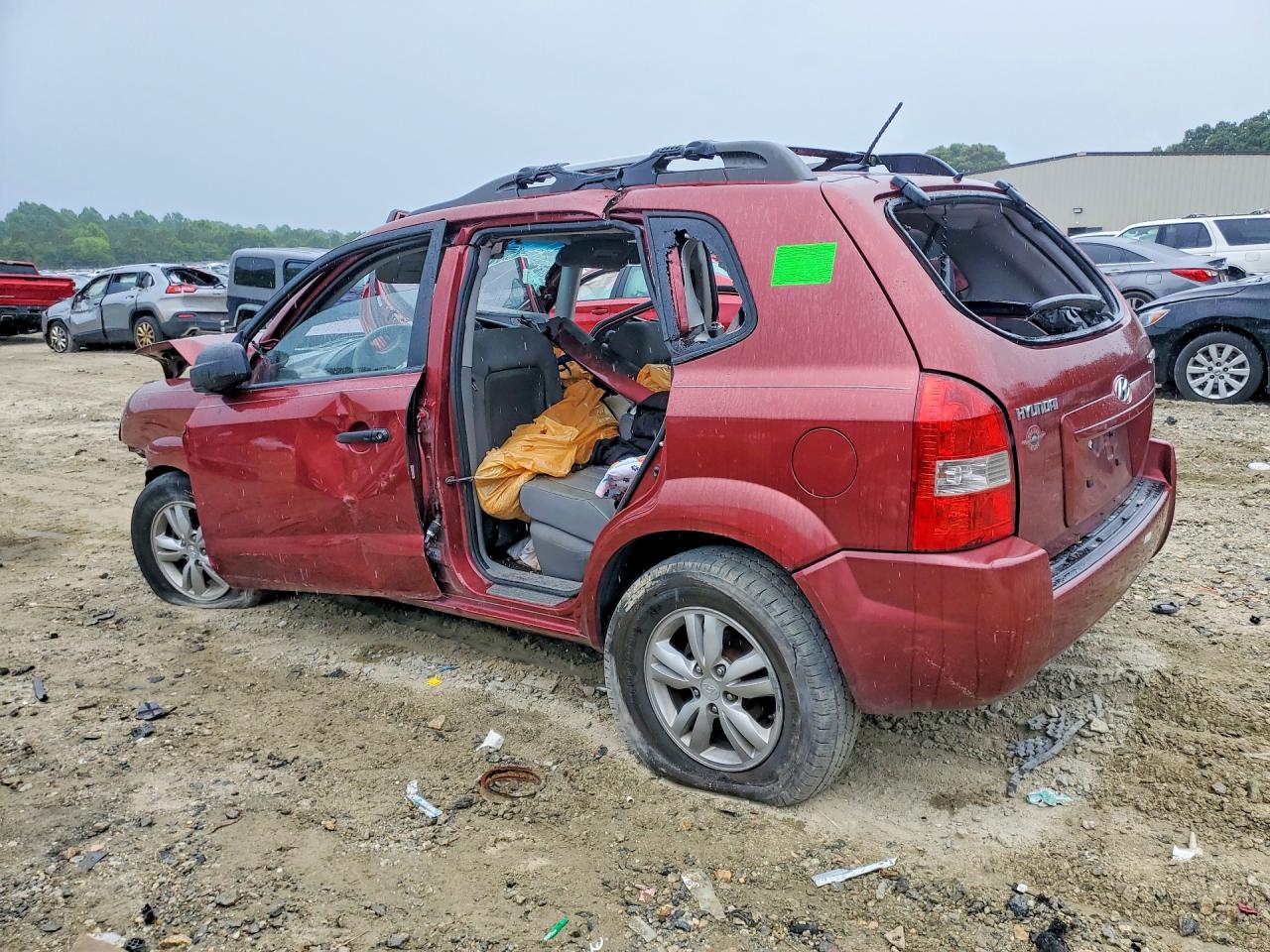 2009 Hyundai Tucson Gls Бордовый vin: KM8JM12B19U936949