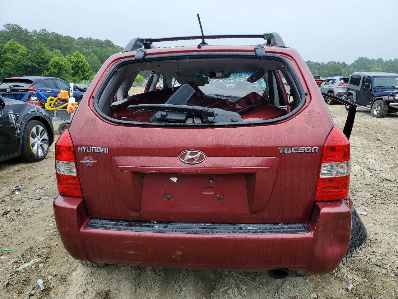 2009 Hyundai Tucson Gls Бордовый vin: KM8JM12B19U936949