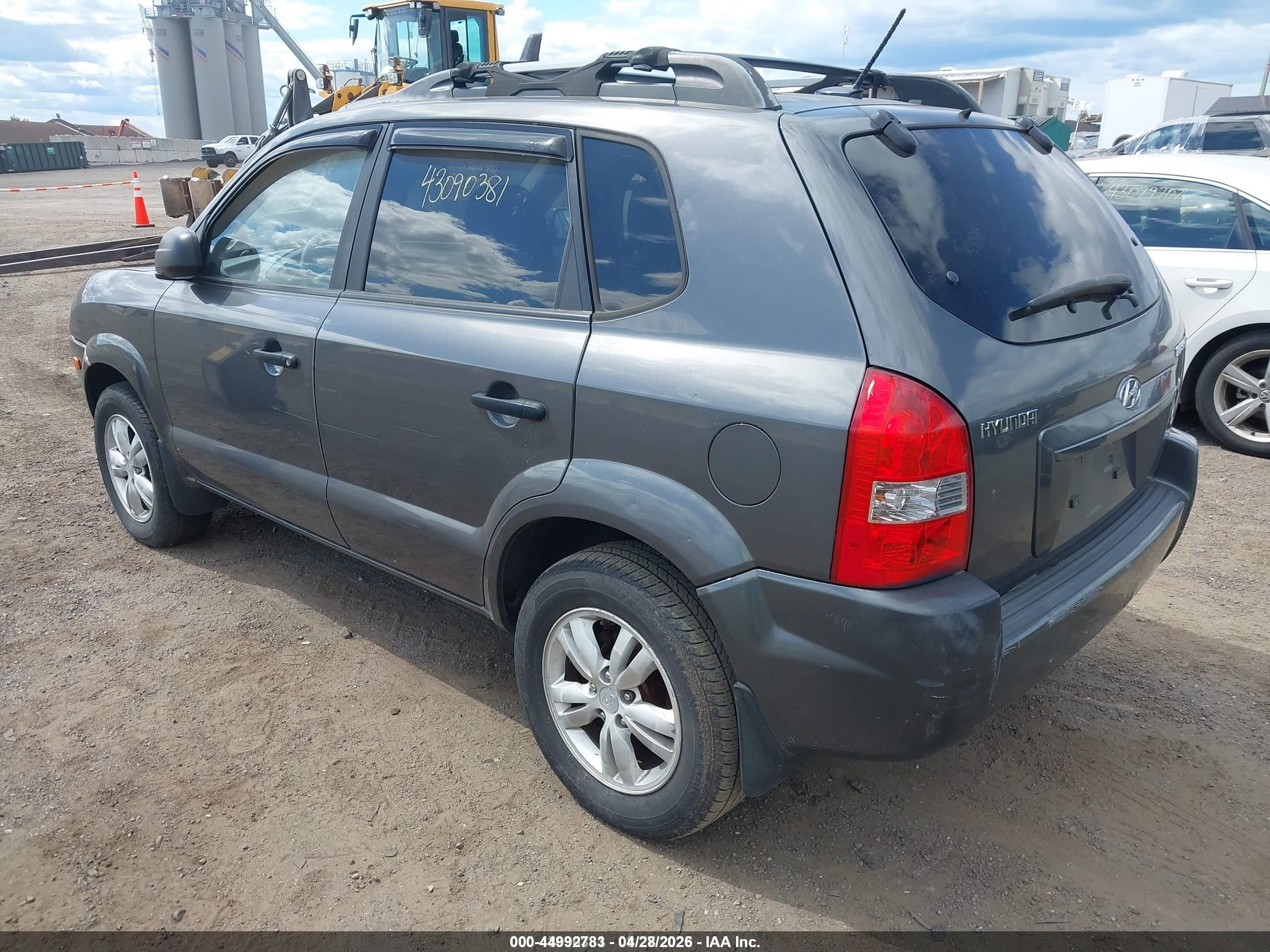 2009 Hyundai Tucson Gls Gray vin: KM8JM12B19U972110