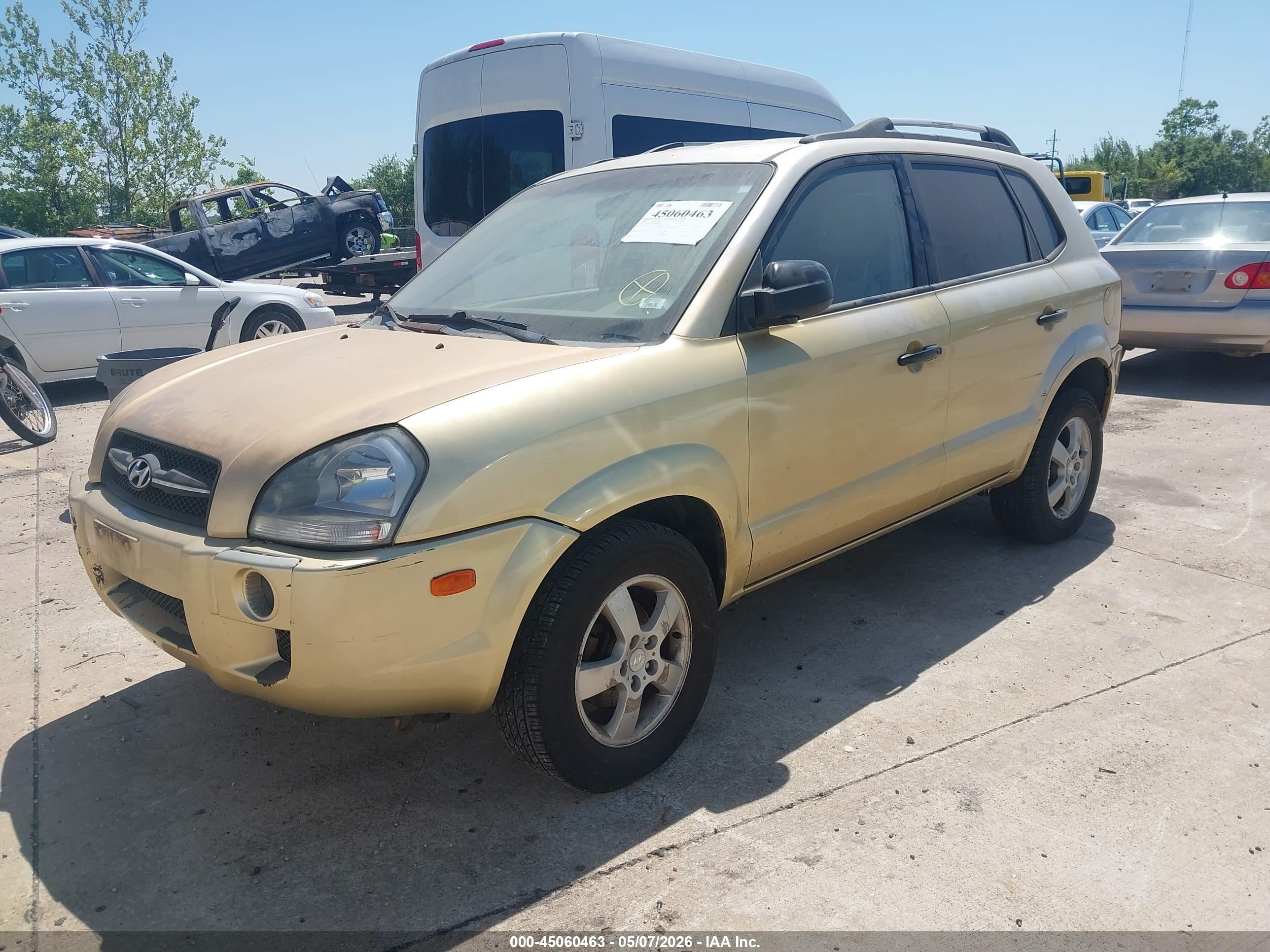 2005 Hyundai Tucson Gl Green vin: KM8JM12B25U079504