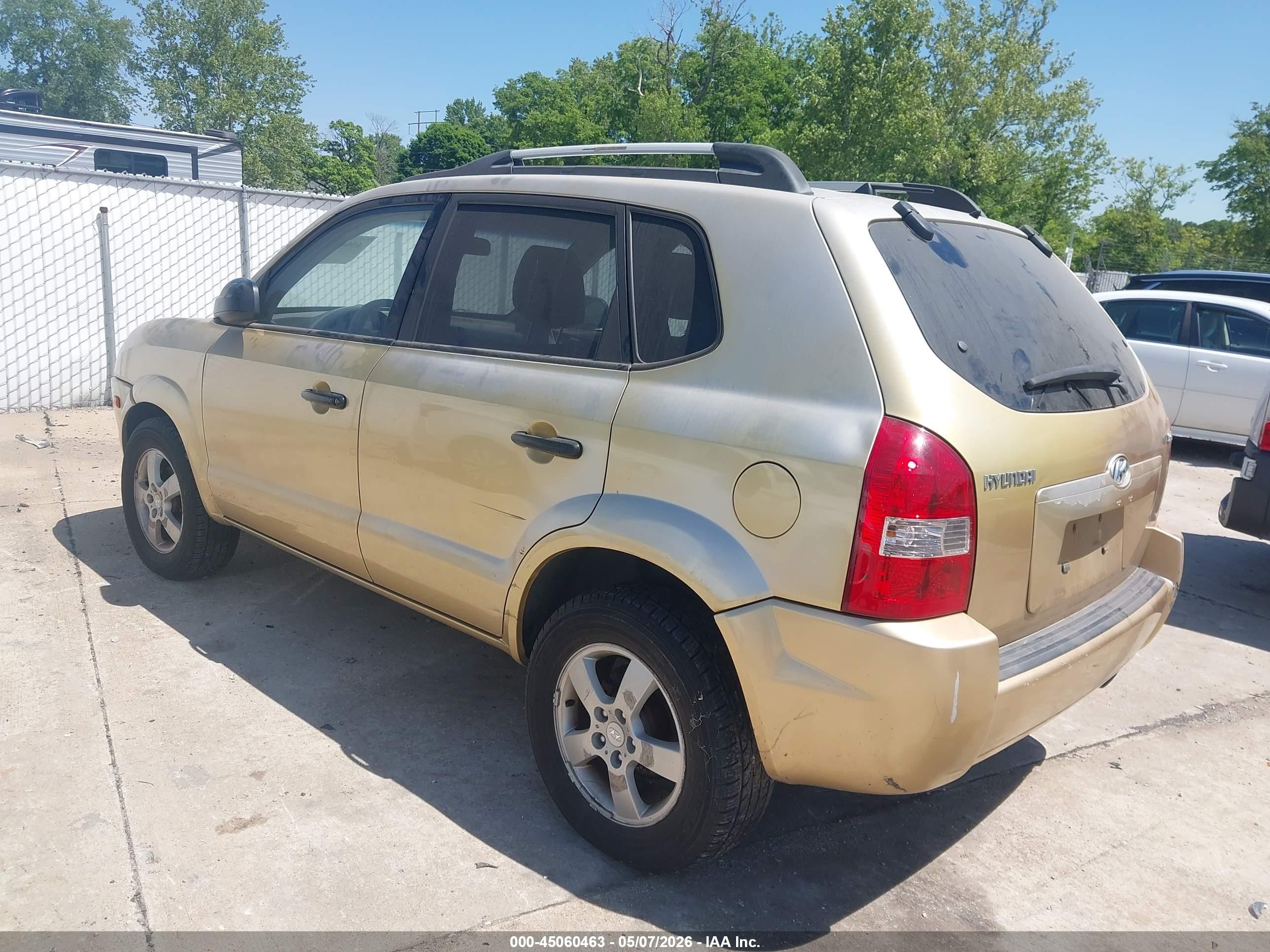 2005 Hyundai Tucson Gl Green vin: KM8JM12B25U079504