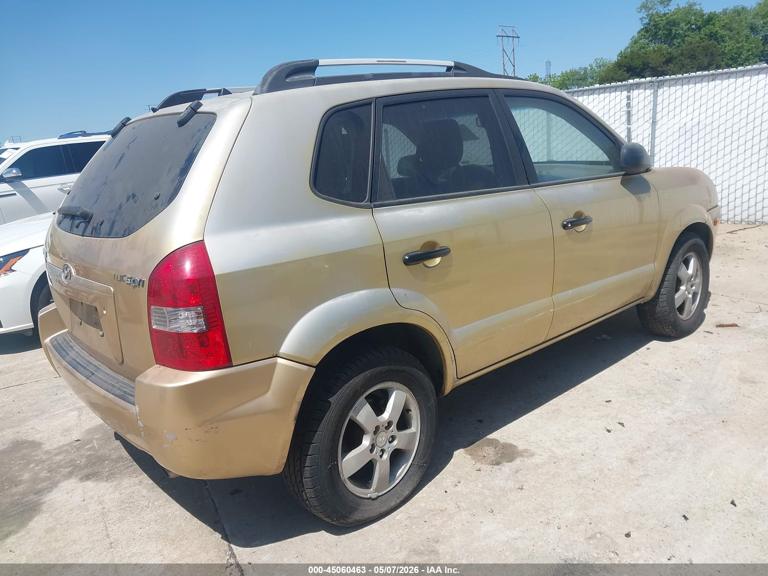 2005 Hyundai Tucson Gl Green vin: KM8JM12B25U079504