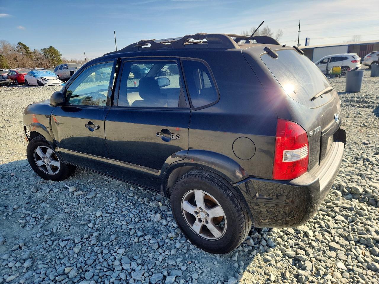 2005 Hyundai Tucson Gl Черный vin: KM8JM12B25U234262