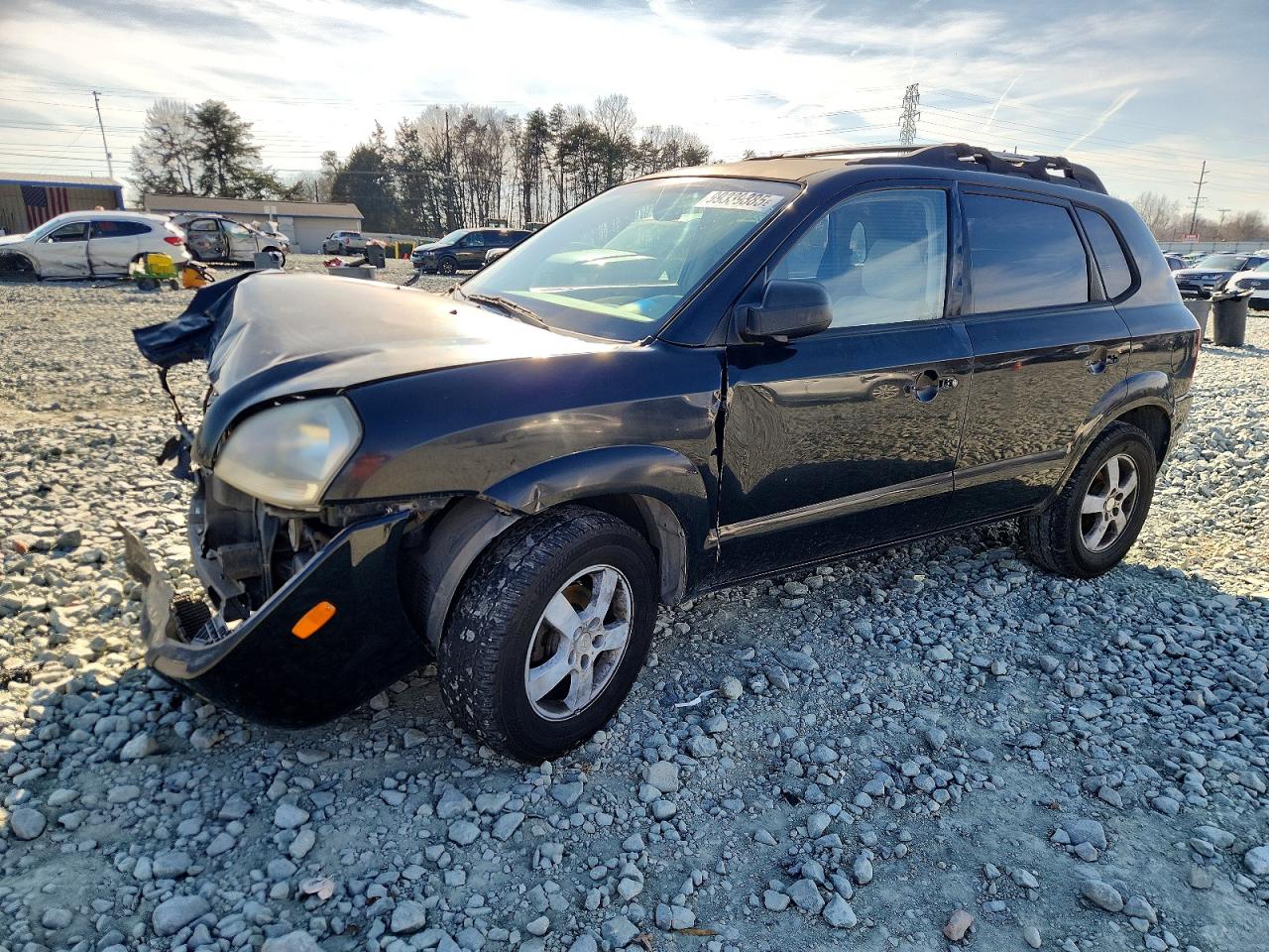 2005 Hyundai Tucson Gl Black vin: KM8JM12B25U234262