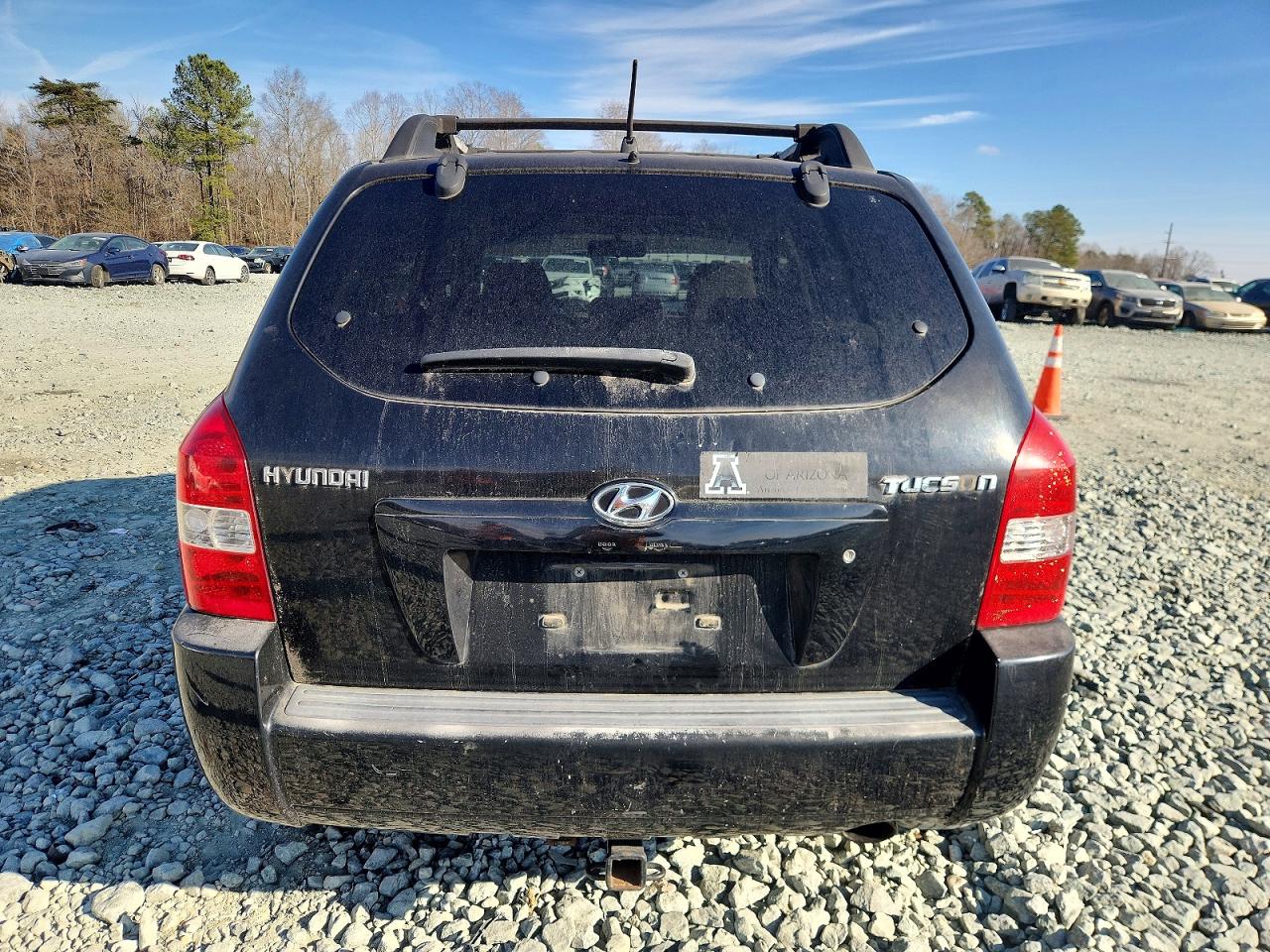 2005 Hyundai Tucson Gl Черный vin: KM8JM12B25U234262