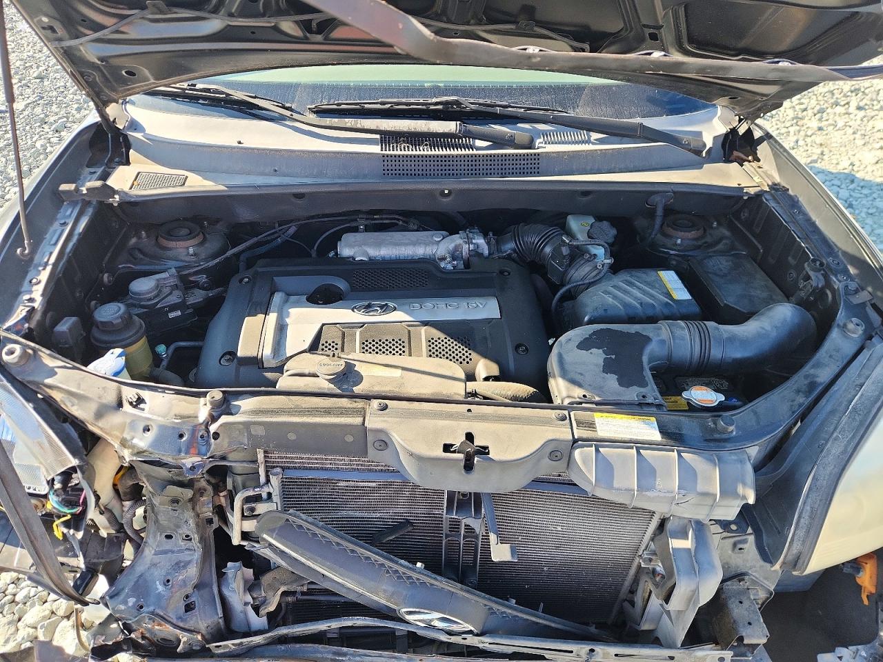2005 Hyundai Tucson Gl Черный vin: KM8JM12B25U234262