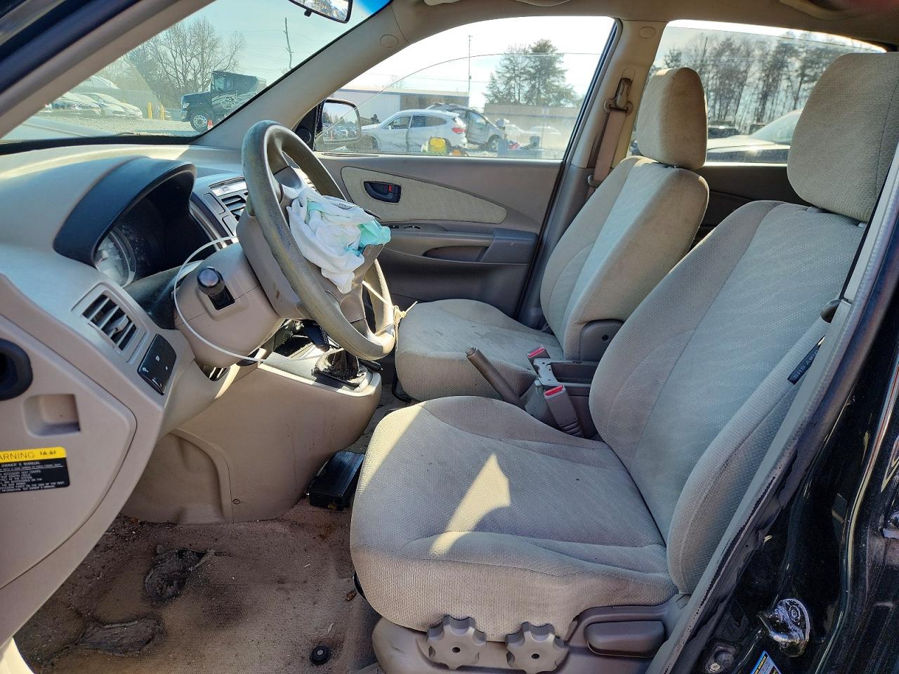 2005 Hyundai Tucson Gl Черный vin: KM8JM12B25U234262