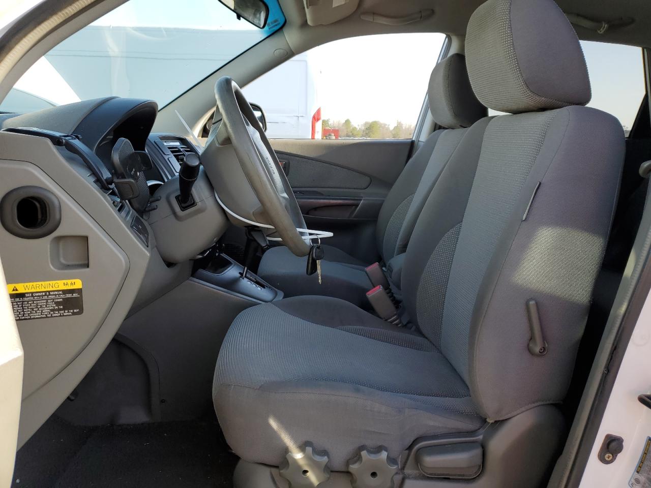 2006 Hyundai Tucson Gl White vin: KM8JM12B26U252438