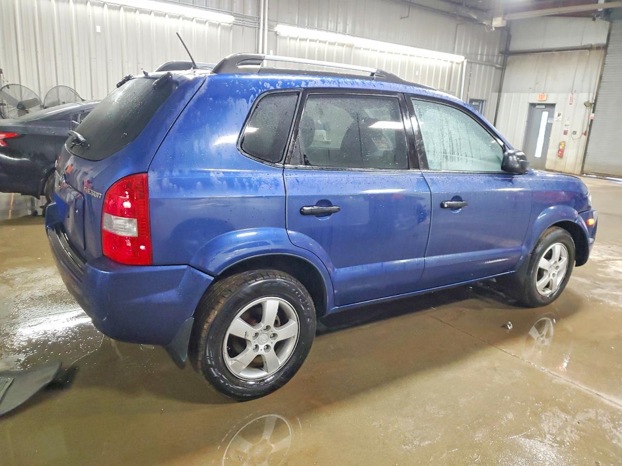 2008 Hyundai Tucson Gls Blue vin: KM8JM12B28U872936
