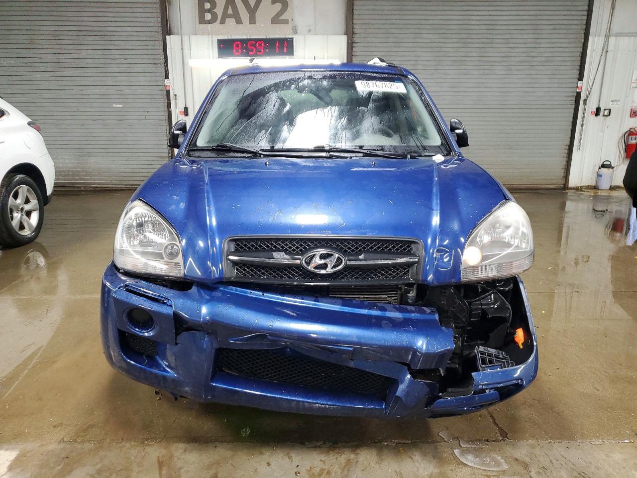 2008 Hyundai Tucson Gls Blue vin: KM8JM12B28U872936