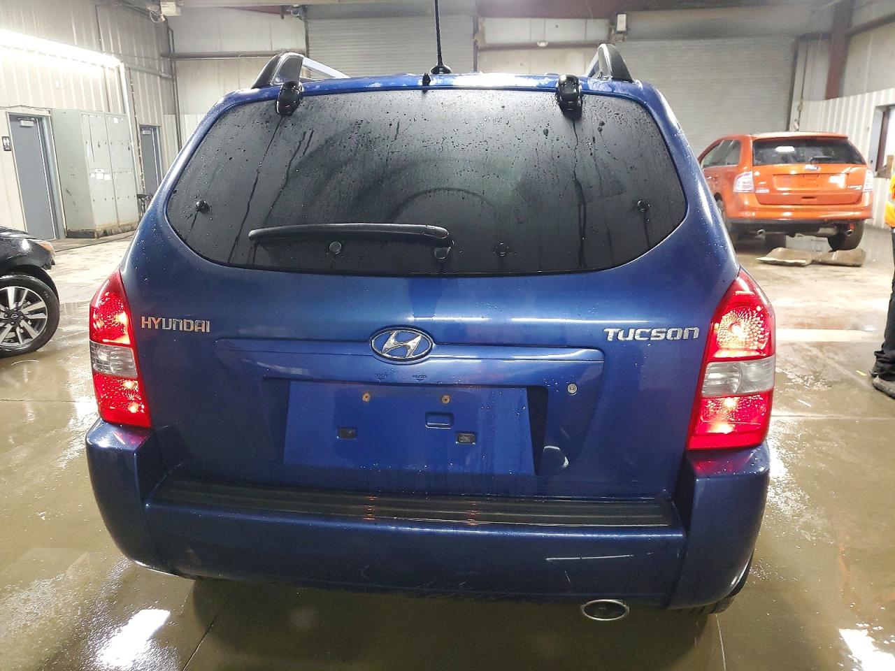 2008 Hyundai Tucson Gls Blue vin: KM8JM12B28U872936
