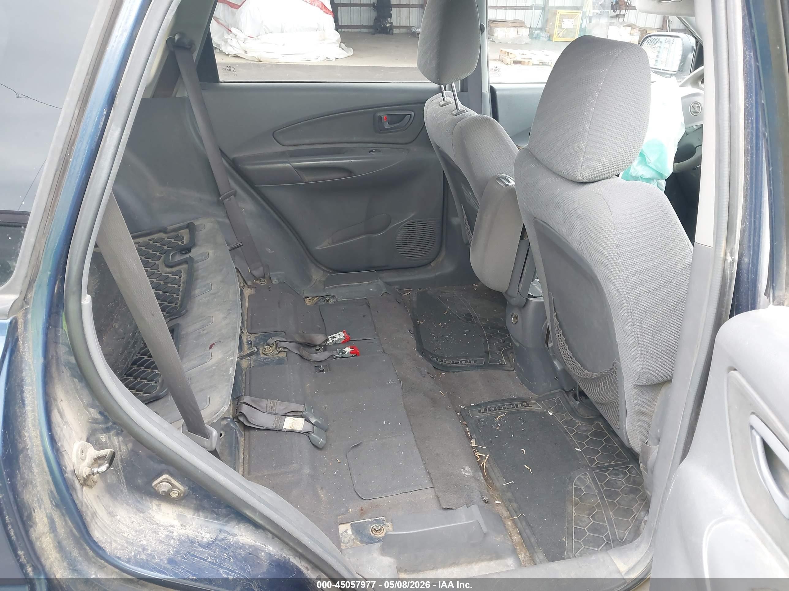 2005 Hyundai Tucson Gl Blue vin: KM8JM12B35U068267